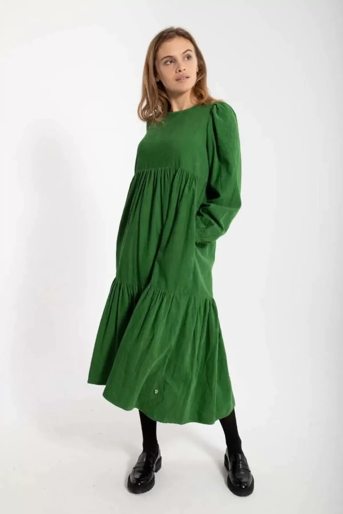 Danefæ Kleider>Danoktober Cord Dress Fall Jungle