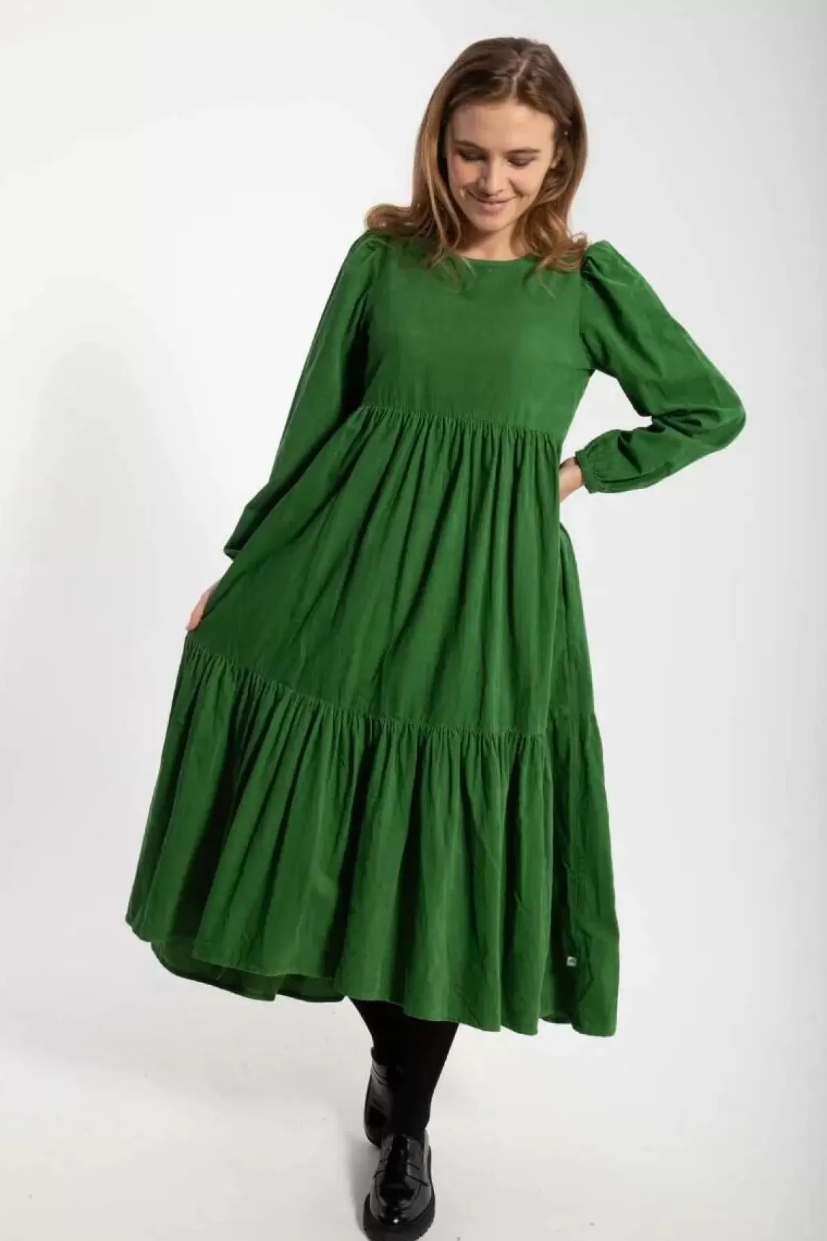 Danefæ Kleider>Danoktober Cord Dress Fall Jungle