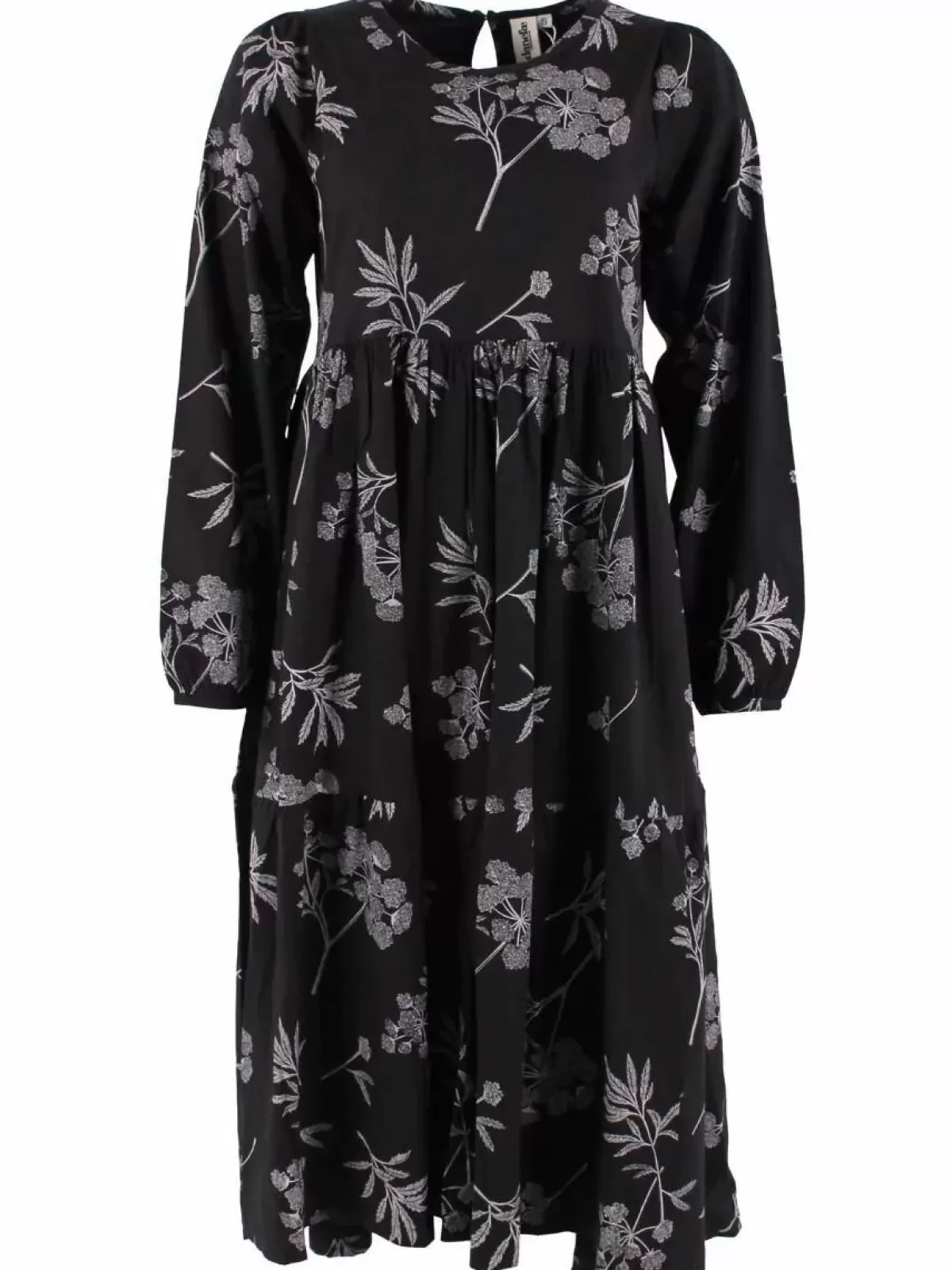 Danefæ Kleider>Danoktober Dress Black/Chalk Hemlock