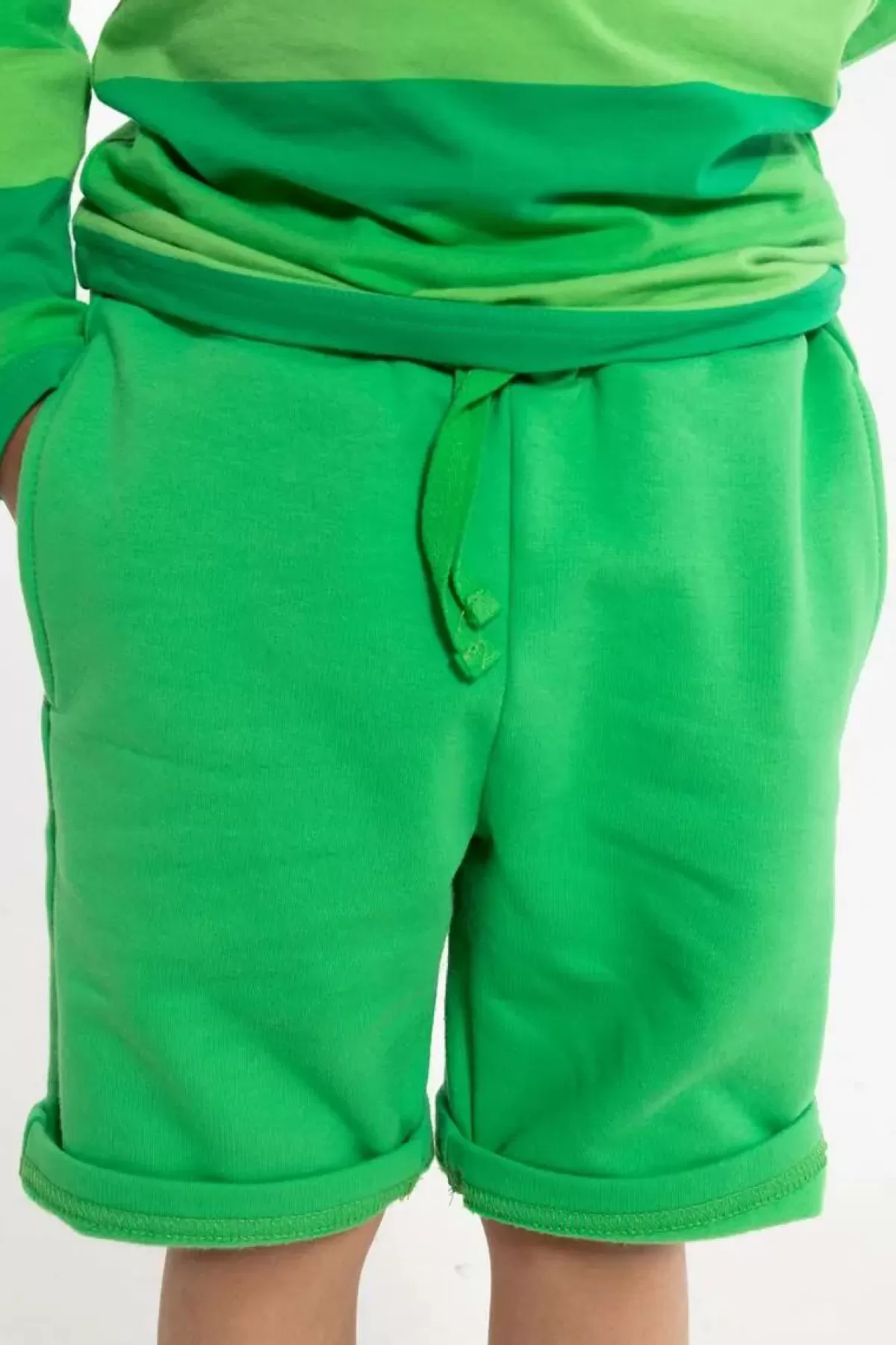 Shop Danotter Shorts Spring Green Kinder Shorts