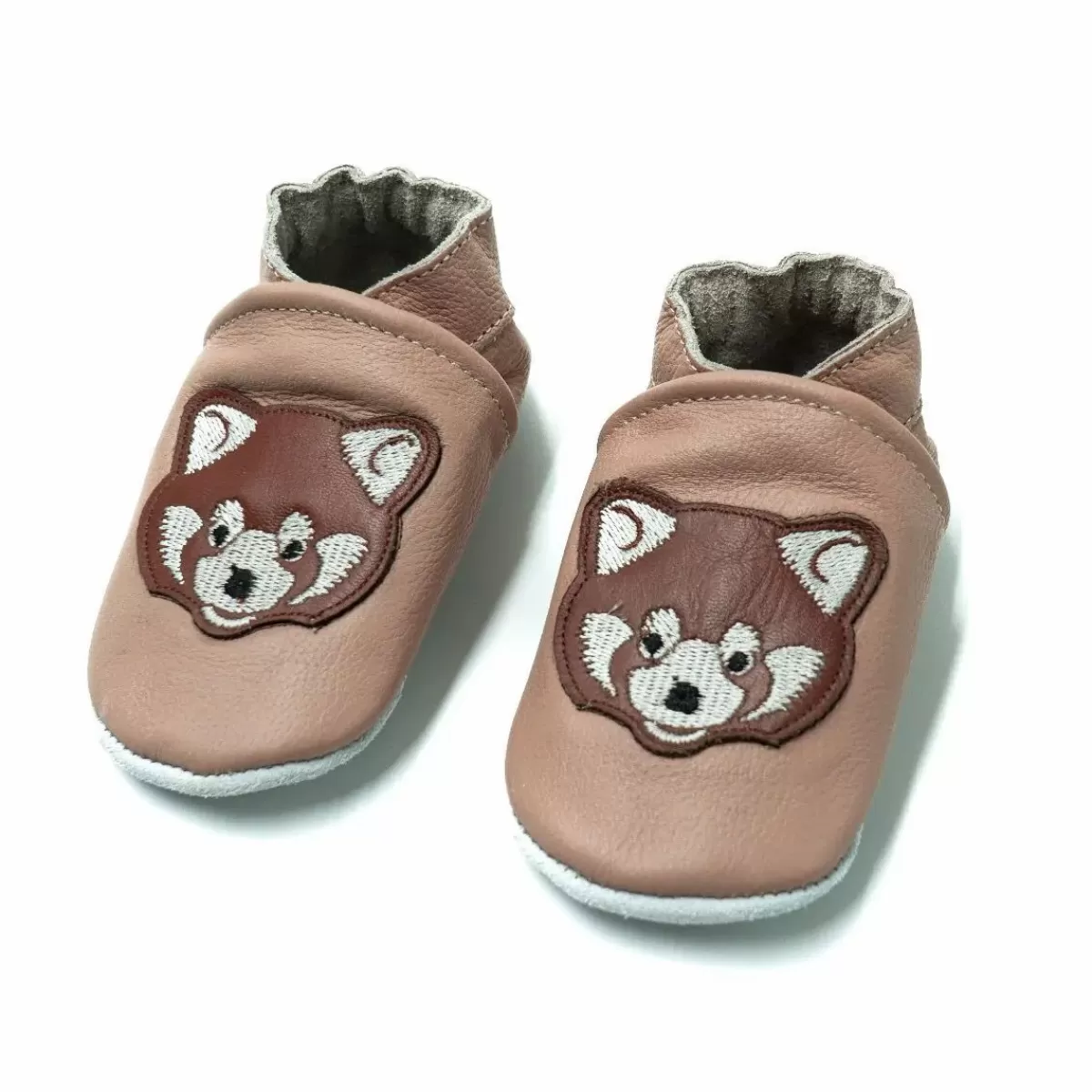 Shop Dyr Playshoe Rose Beige Roed Panda Kinder Hausschuhe