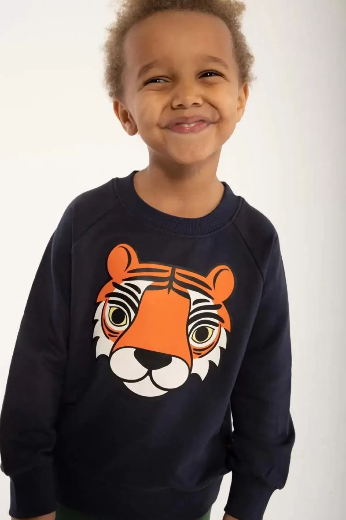 Outlet Dyrbellow Sweat Dk Navy Tiger Kinder Sweatshirts
