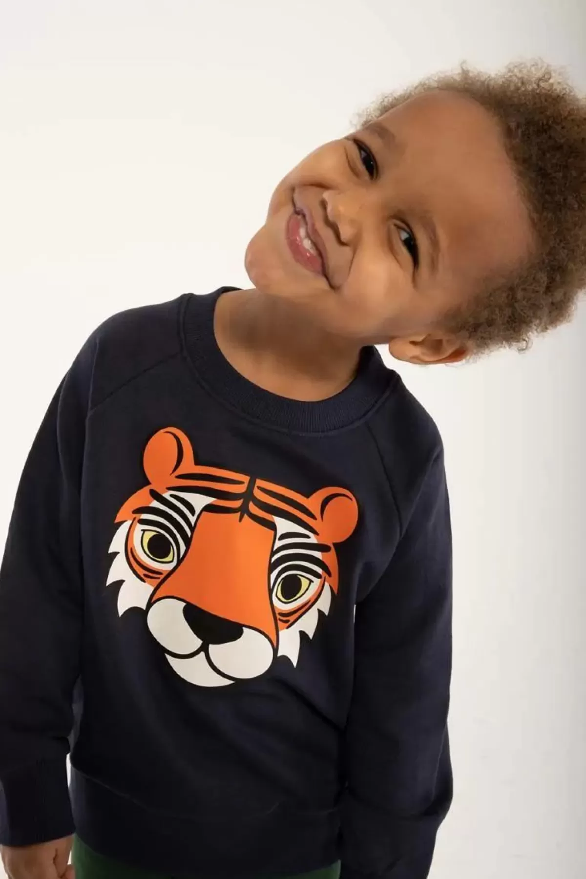 Outlet Dyrbellow Sweat Dk Navy Tiger Kinder Sweatshirts