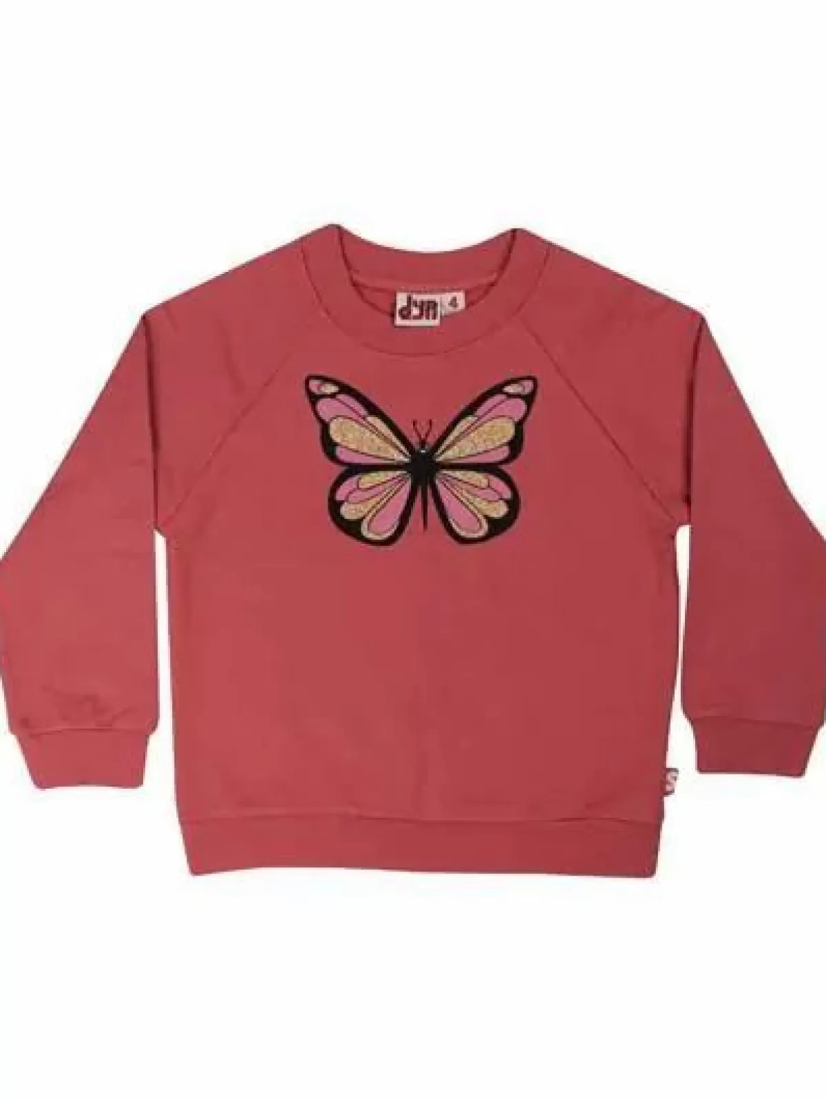 Online Dyrbellow Sweat Dk Rose Sommerfugl Kinder Sweatshirts