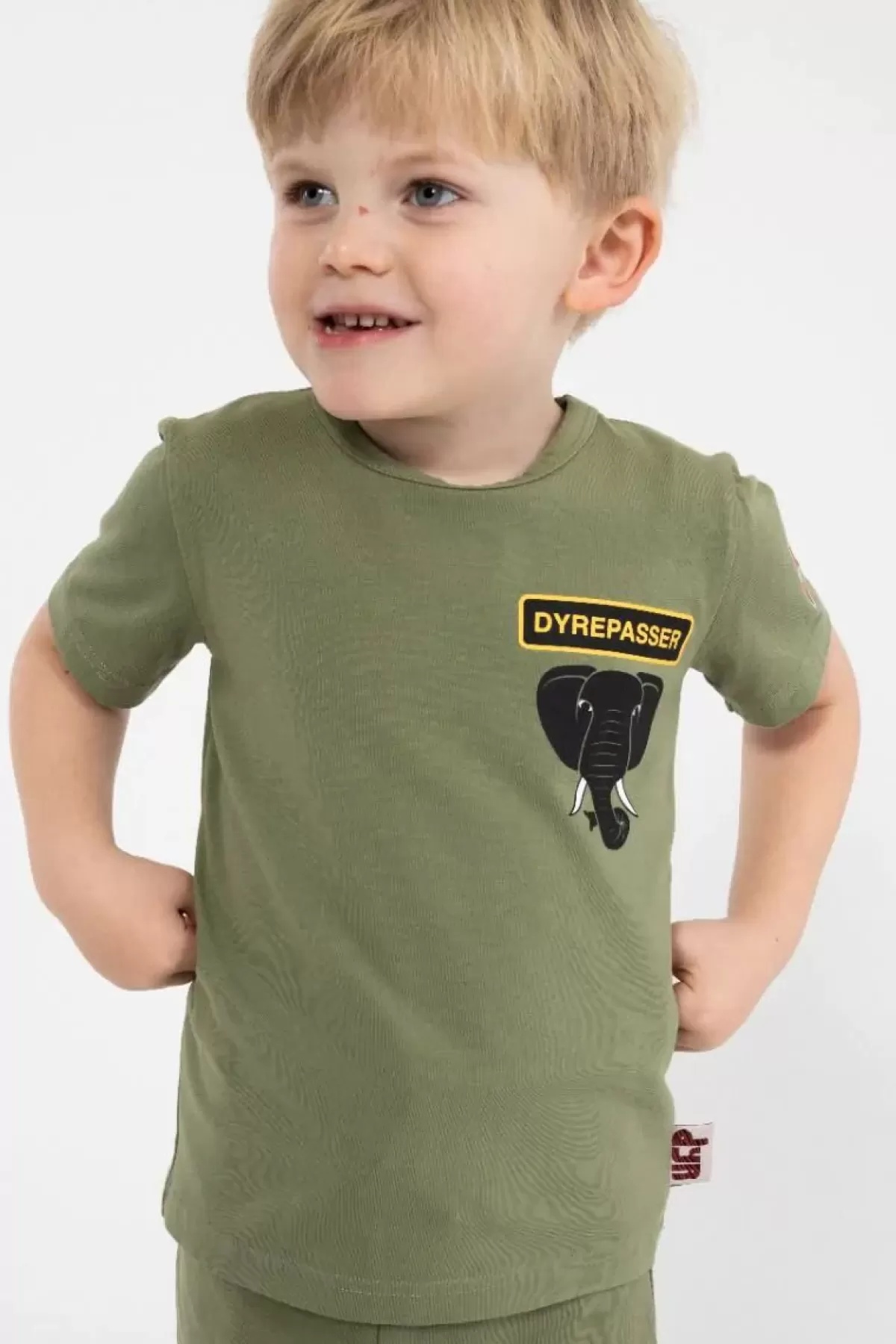 Shop Dyrepasser T-Shirt Sage Elefant Kinder T-Shirts