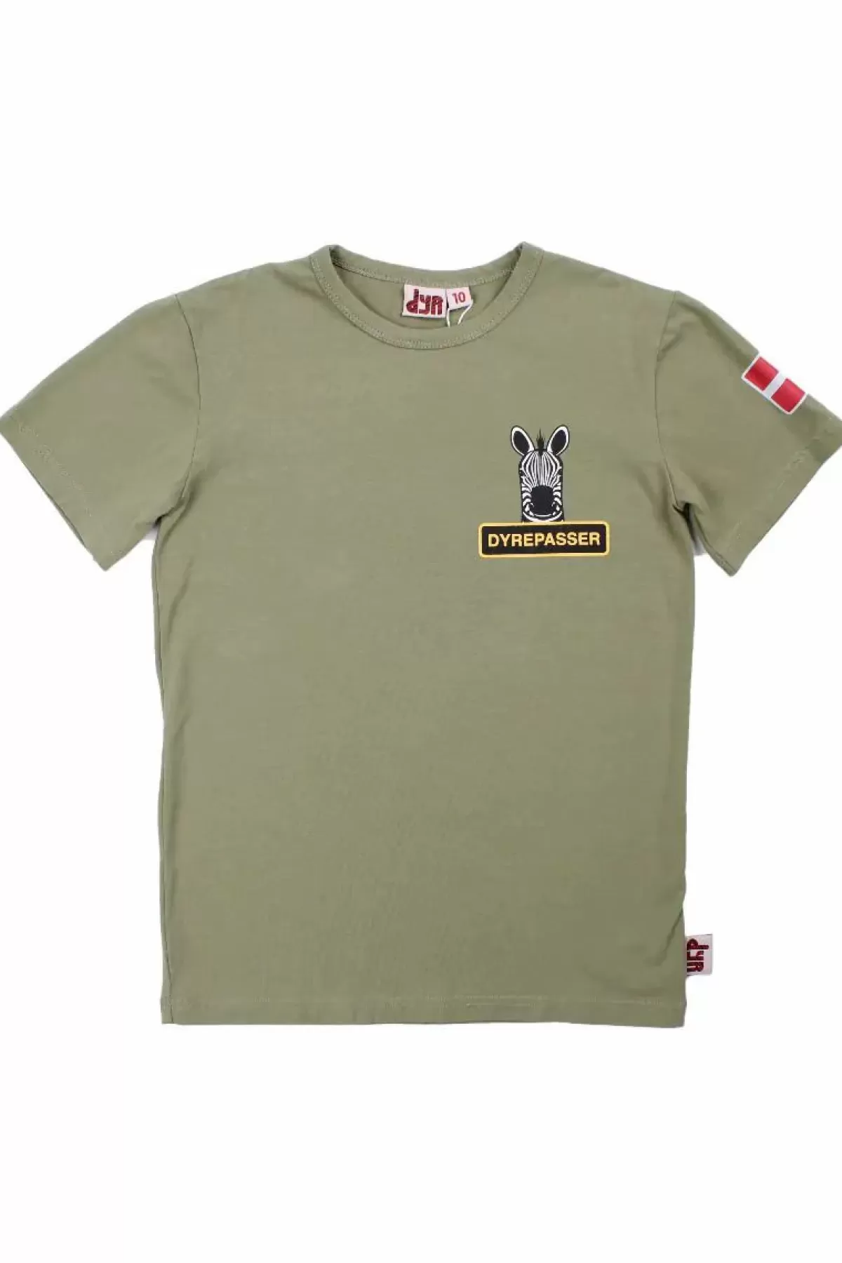 Store Dyrepasser T-Shirt Sage Zebra Kinder T-Shirts