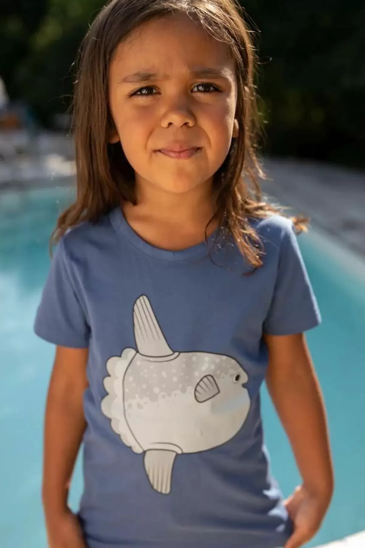 Flash Sale Dyrgrowl T Cold Blue Klumpfisk Kinder T-Shirts