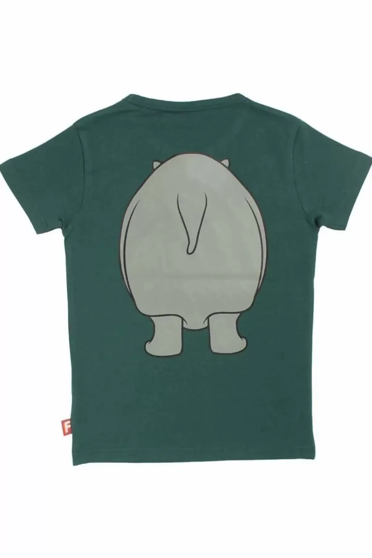 Shop Dyrgrowl T Din Ven Dark Khaki Flodhest Kinder T-Shirts
