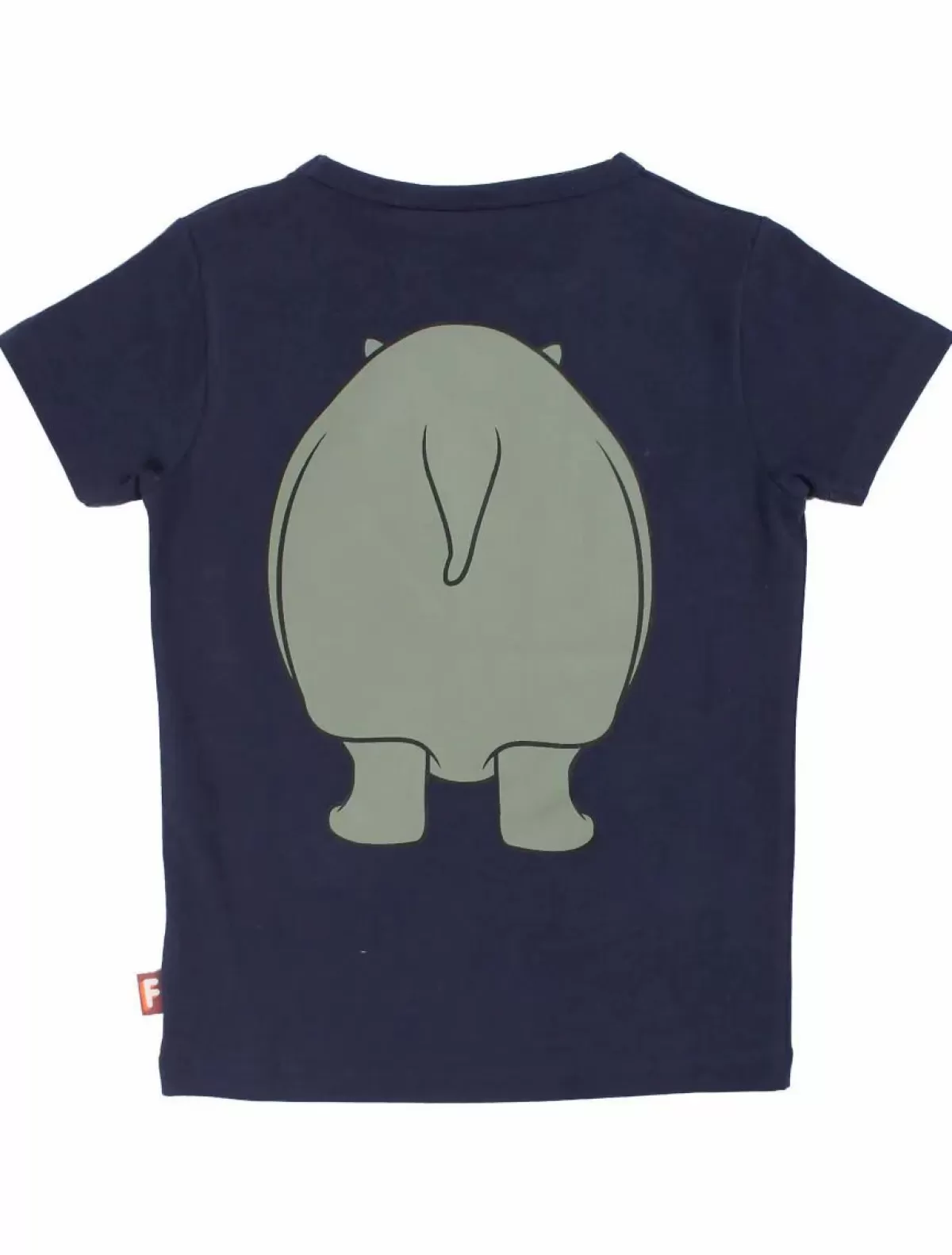 Flash Sale Dyrgrowl T Din Ven Dark Navy Flodhest Kinder T-Shirts