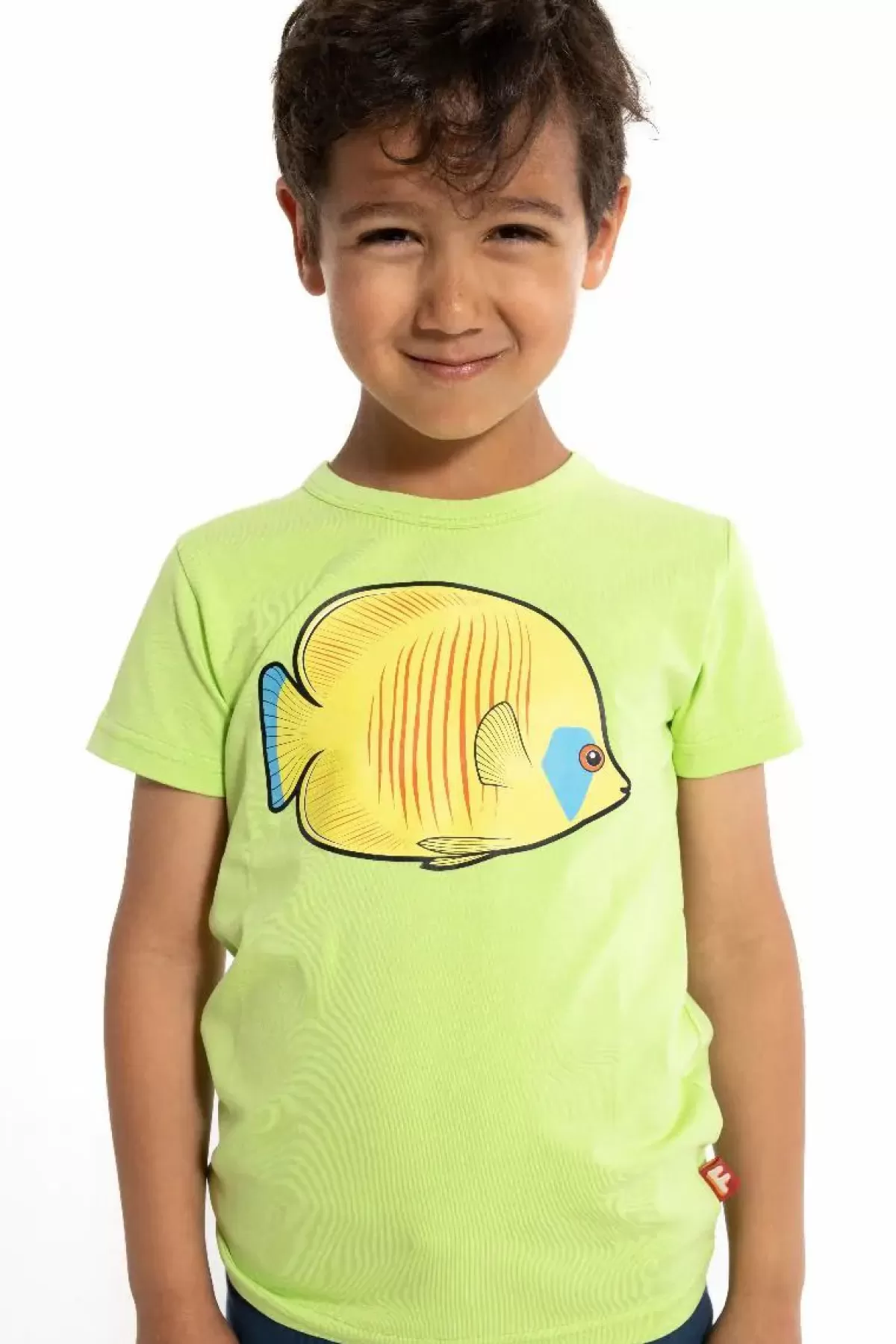 Sale Dyrgrowl T Light Lime Fanefisk Kinder T-Shirts
