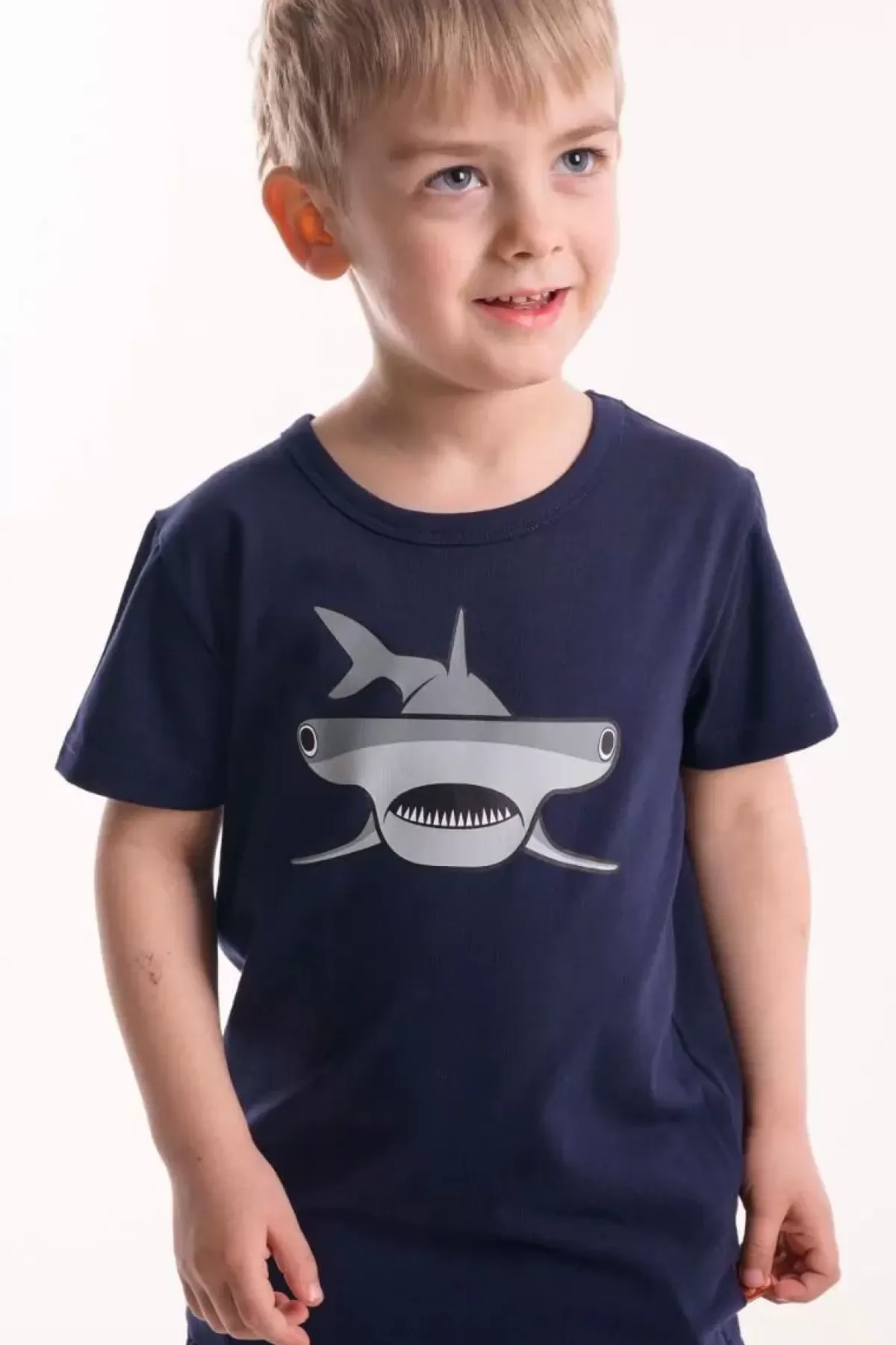Online Dyrgrowl T Navy Hammerhaj Kinder T-Shirts