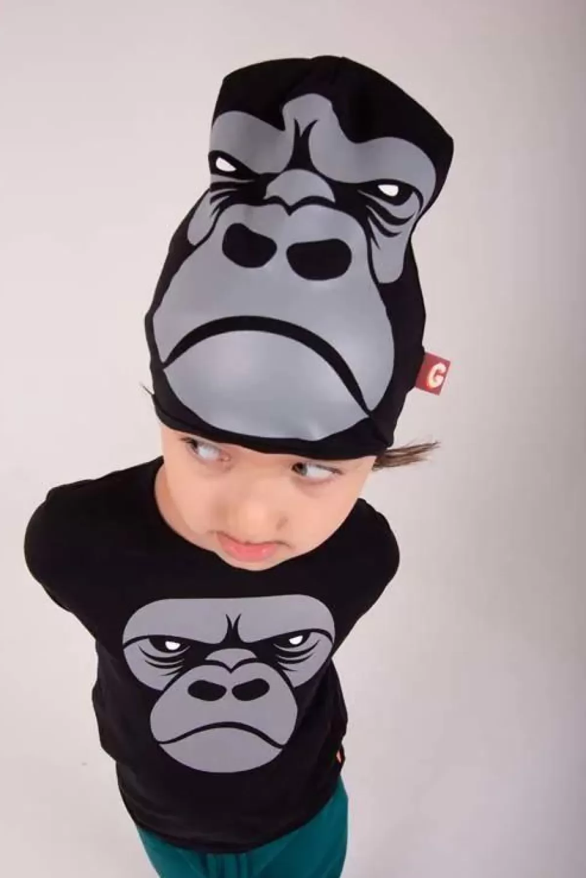 New Dyrloeve Beanie Black Gorilla Baby Mützen Und Handschuhe
