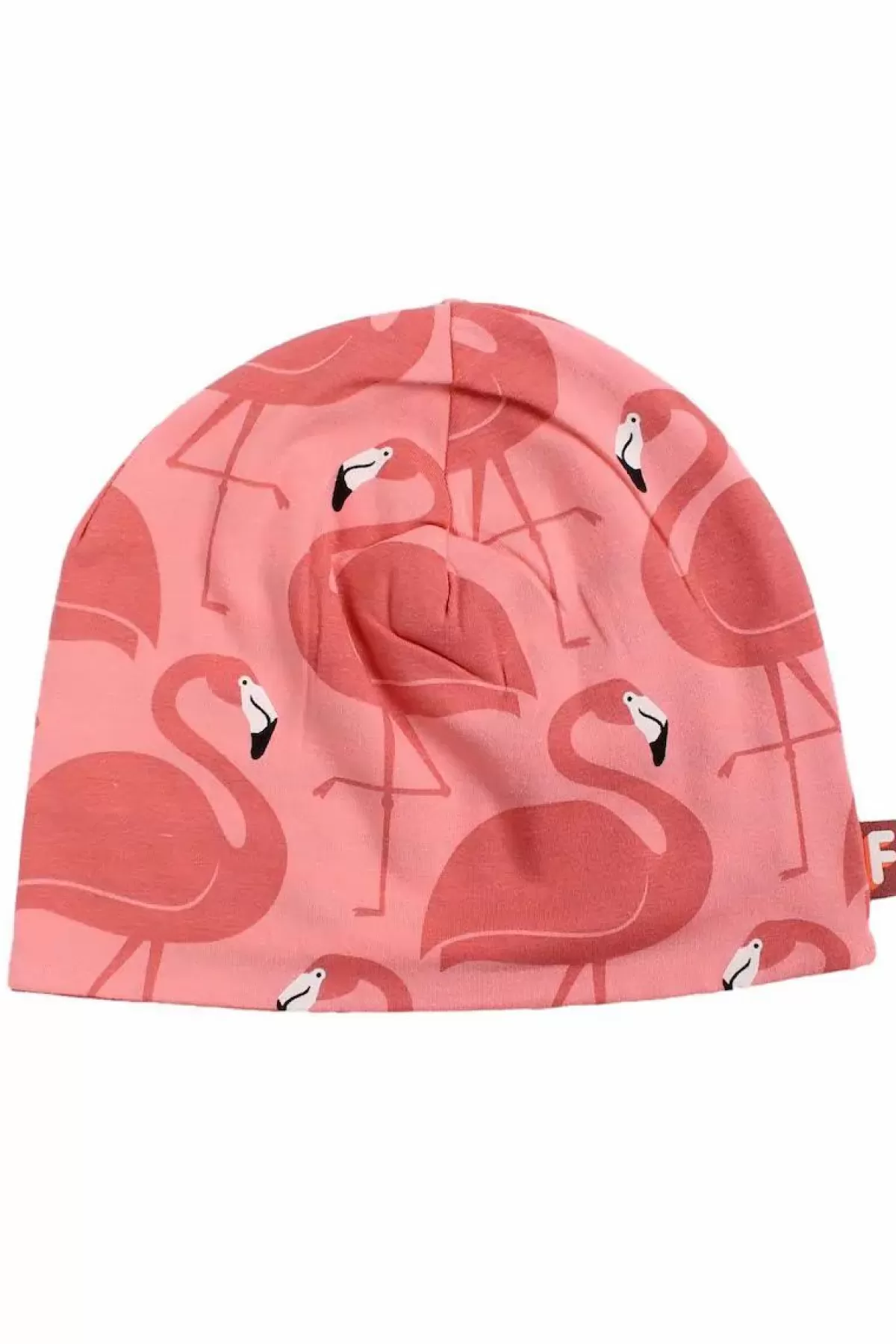 Clearance Dyrloeve Beanie Warm Rose/Coral Flamingoer (Reversible) Baby Mützen Und Handschuhe
