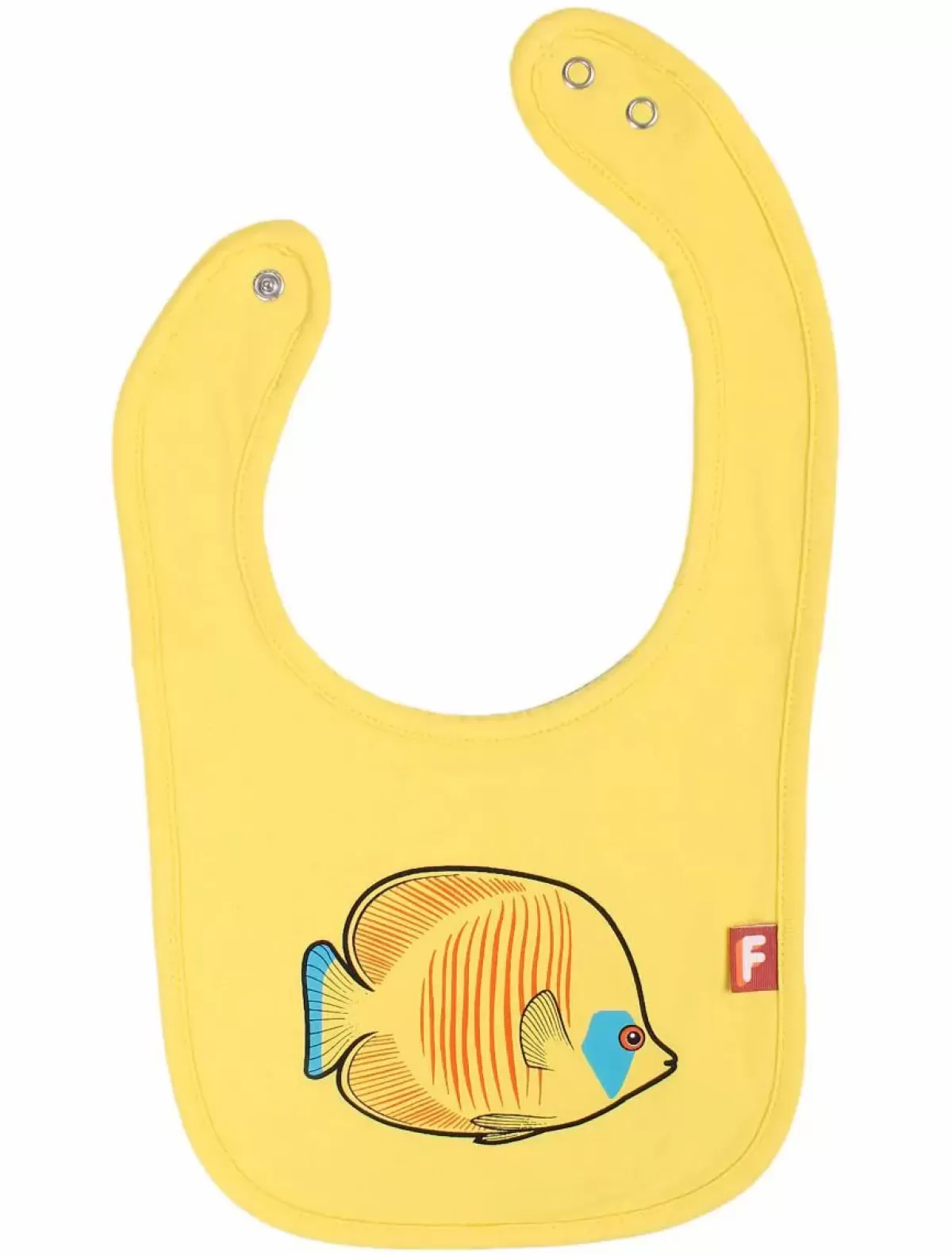Outlet Dyrmunchie Bib Bright Yellow Fanefisk Baby Latzchen