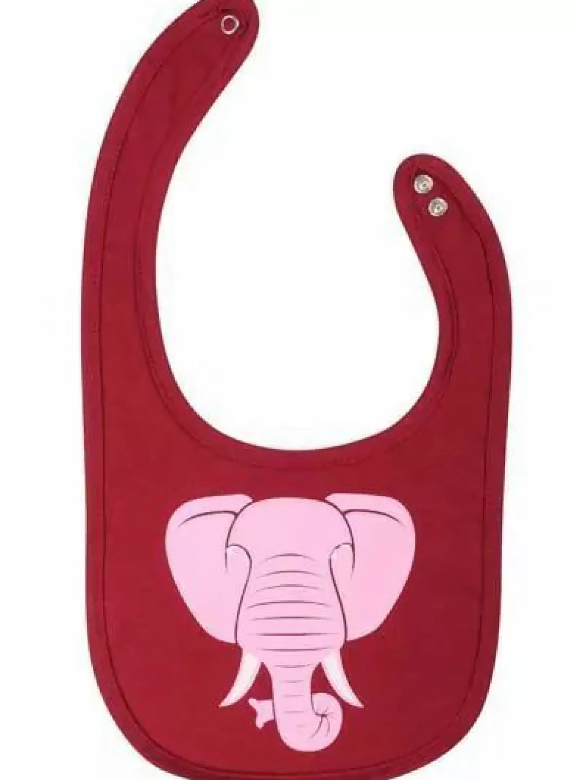 Fashion Dyrmunchie Bib Deep Red Elefant Baby Latzchen