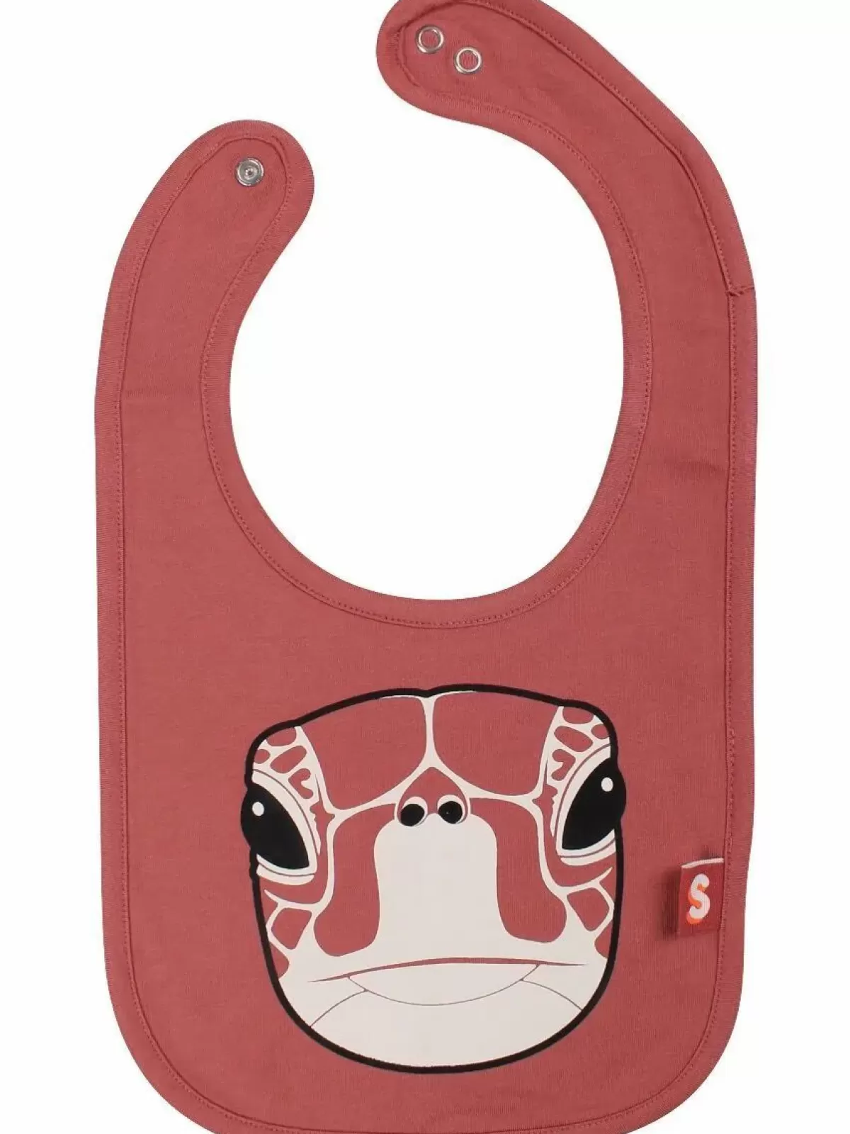 Hot Dyrmunchie Bib Old Rose Skildpadde Baby Latzchen