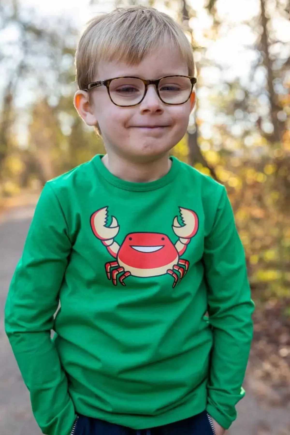 Clearance Dyrroar T Green Krabbe Kinder Hemden Und Shirts