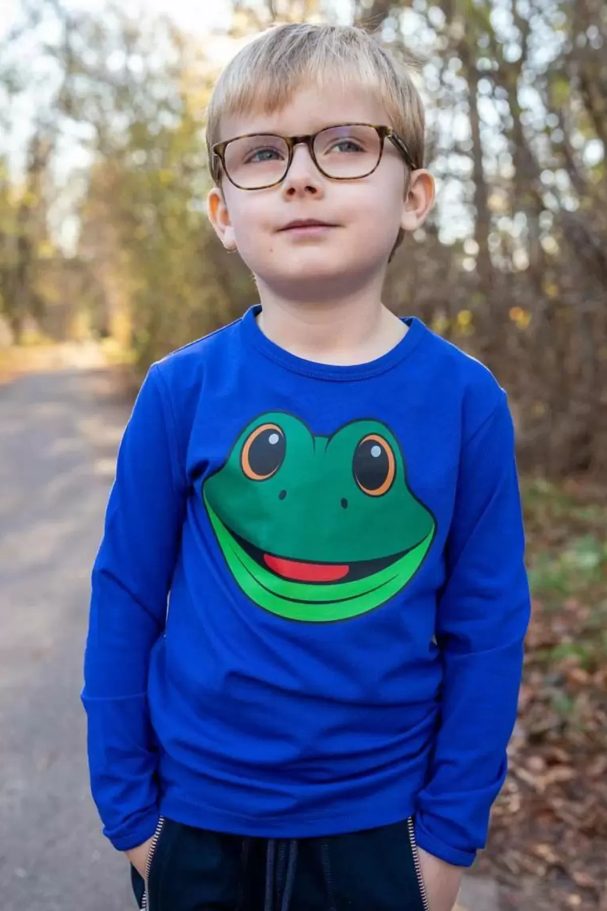 Store Dyrroar T Royal Blue Zoomfroe Kinder Hemden Und Shirts