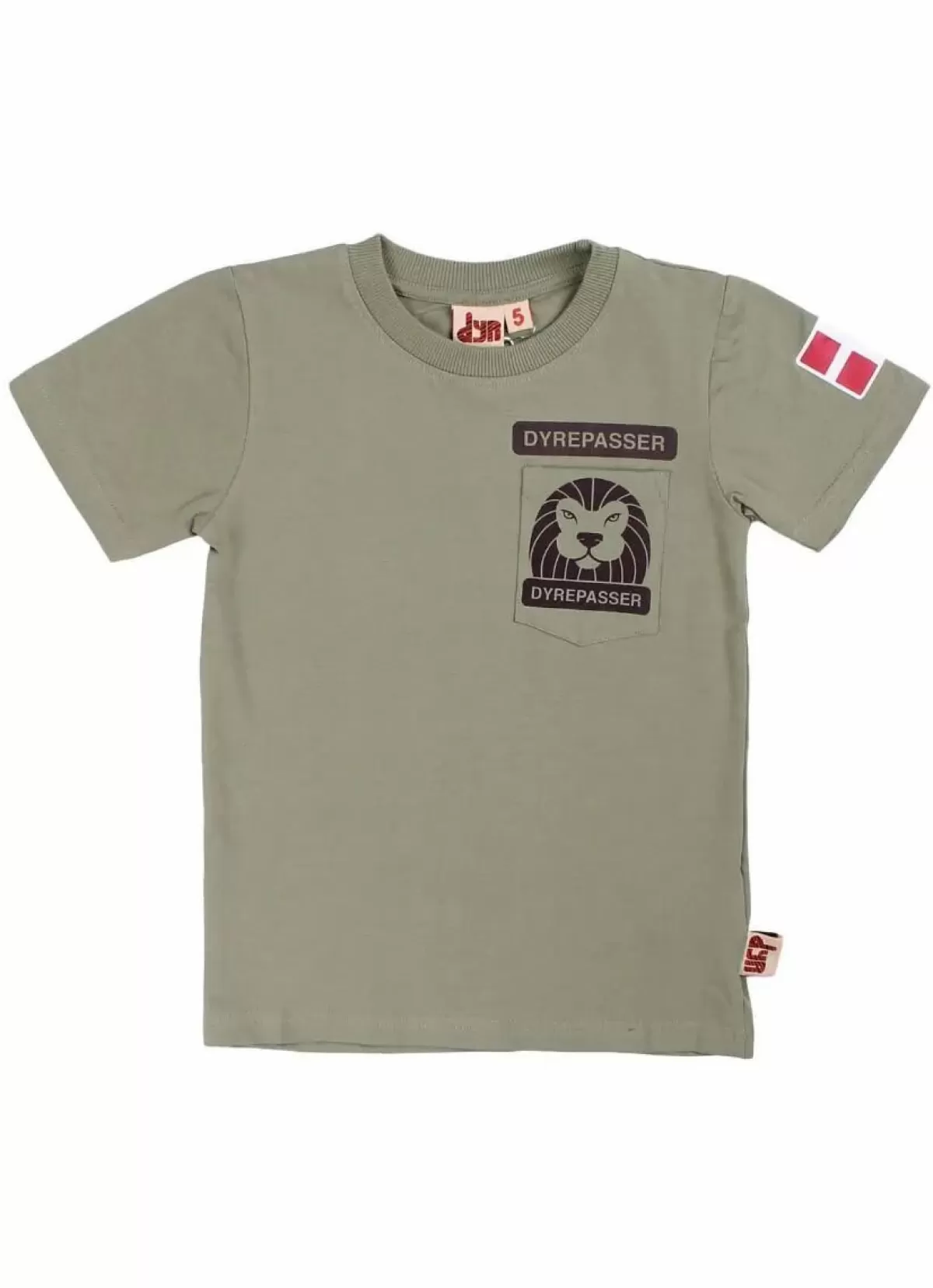 Store Dyrsafari T-Shirt Sage Kinder T-Shirts