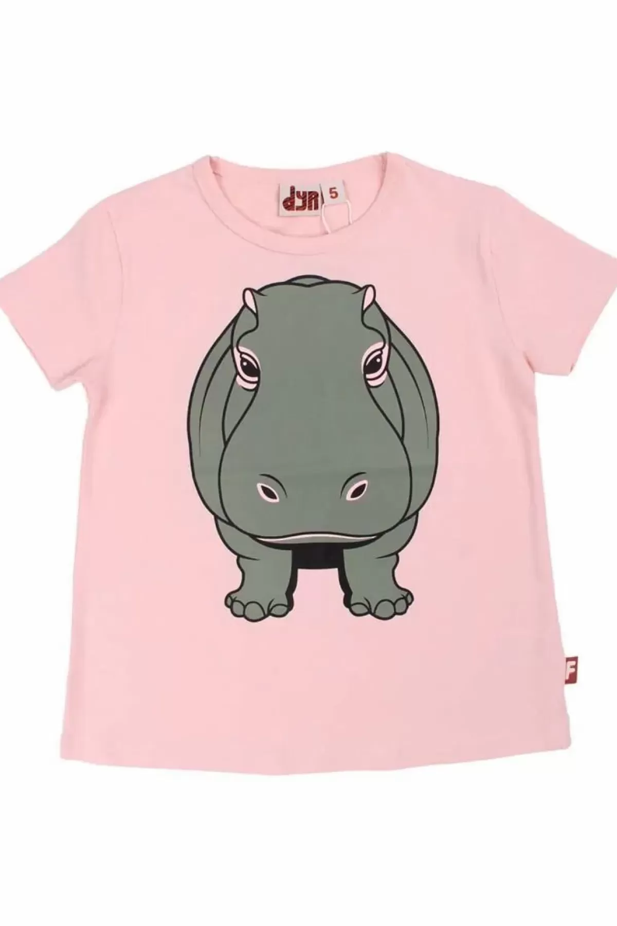 Outlet Dyrwildlife T Powder Peach Hippo Din Ven Kinder T-Shirts