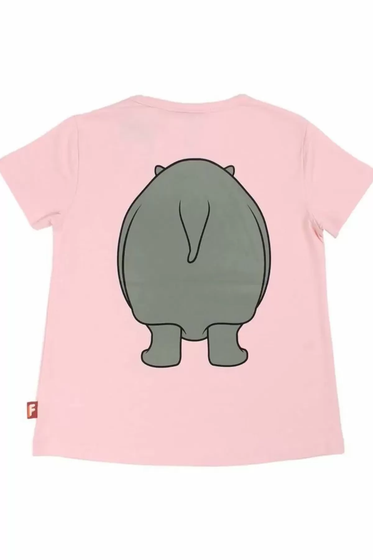 Outlet Dyrwildlife T Powder Peach Hippo Din Ven Kinder T-Shirts