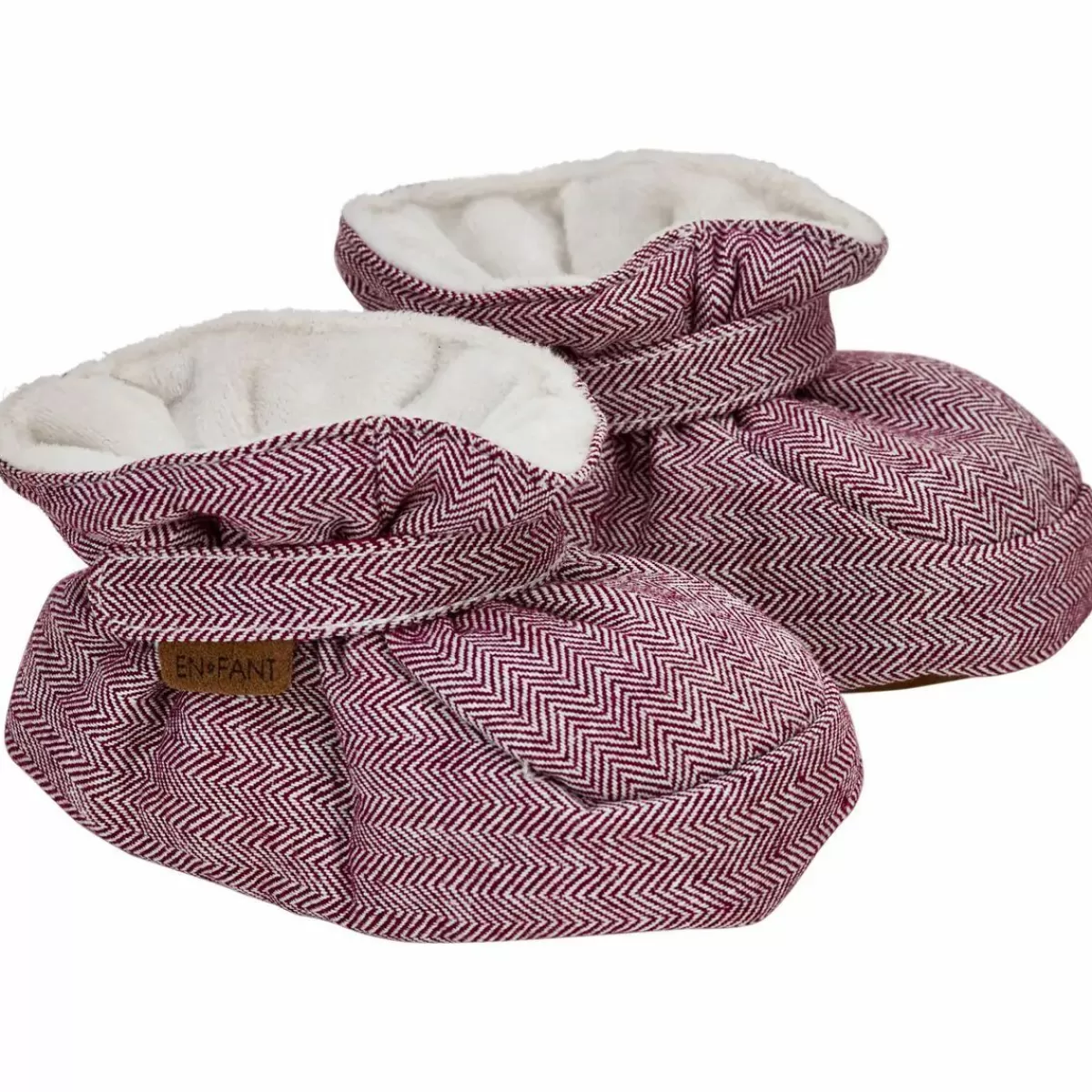 Fashion En Fant Baby Slippers Ruby/Wine Baby Schuhe Und Stiefel