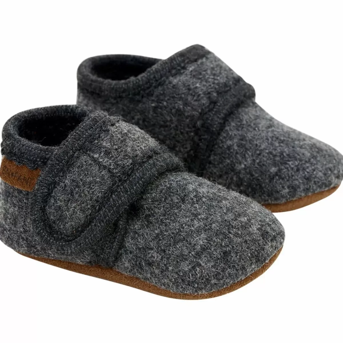 Outlet En Fant Baby Wool Slippers Dark Grey Baby Schuhe Und Stiefel