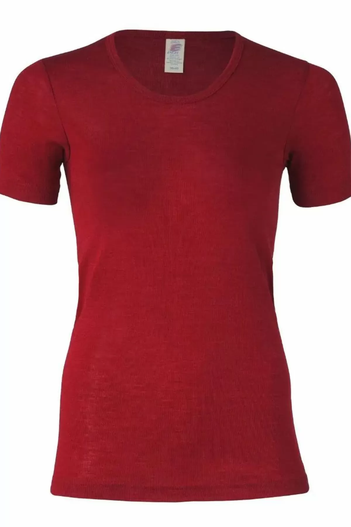 Danefæ T-Shirts>Engel Wool Natur Ladies Shirt Ss Mallow