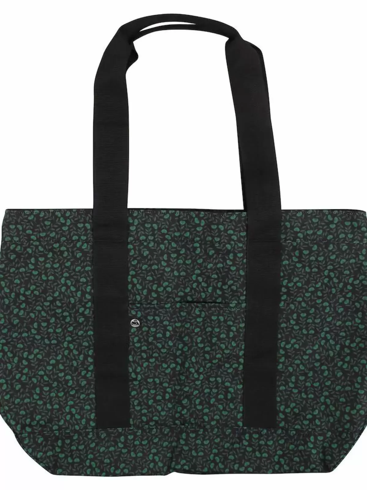 Danefæ Taschen>Ess - Danaskepot Tote Black/Khaki Fleurie