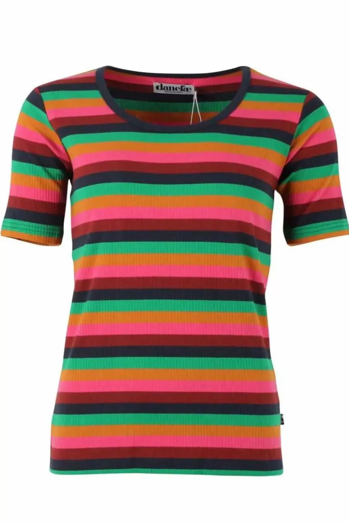 Danefæ T-Shirts>Ess - Danefriend Tee Tonic Stripe