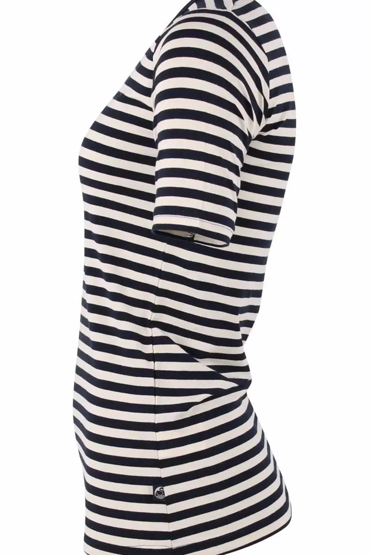 Danefæ T-Shirts>Ess - Danemimi Wool Ss Navy/Chalk