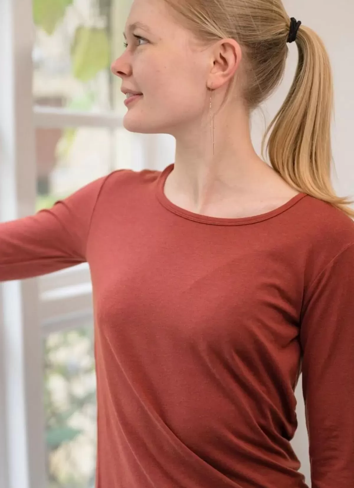 Danefæ Hemden Und Shirts>Ess - Danepartner Wool Ls Rose Tile