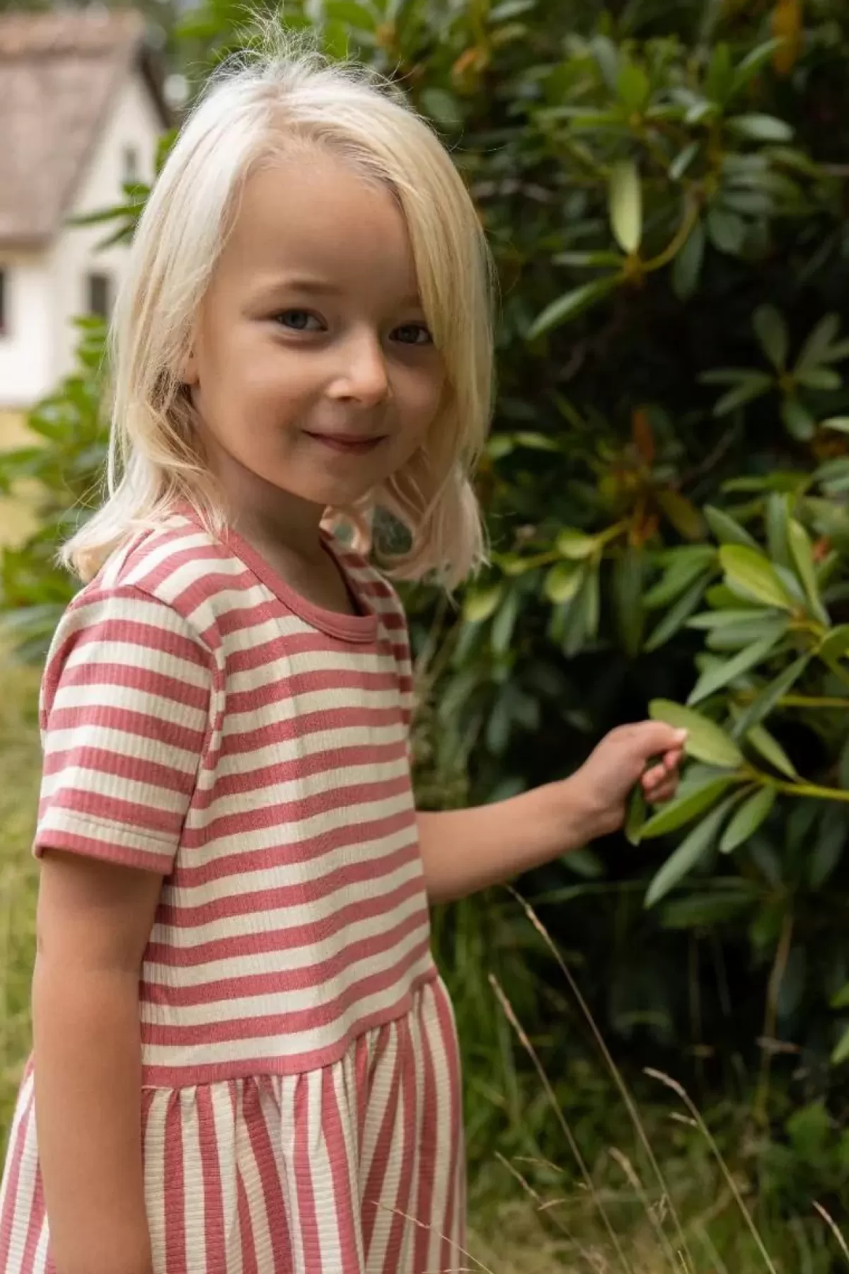 Flash Sale Ess - Daneslurpy Dress Old Rose/Chalk Kinder Kleider