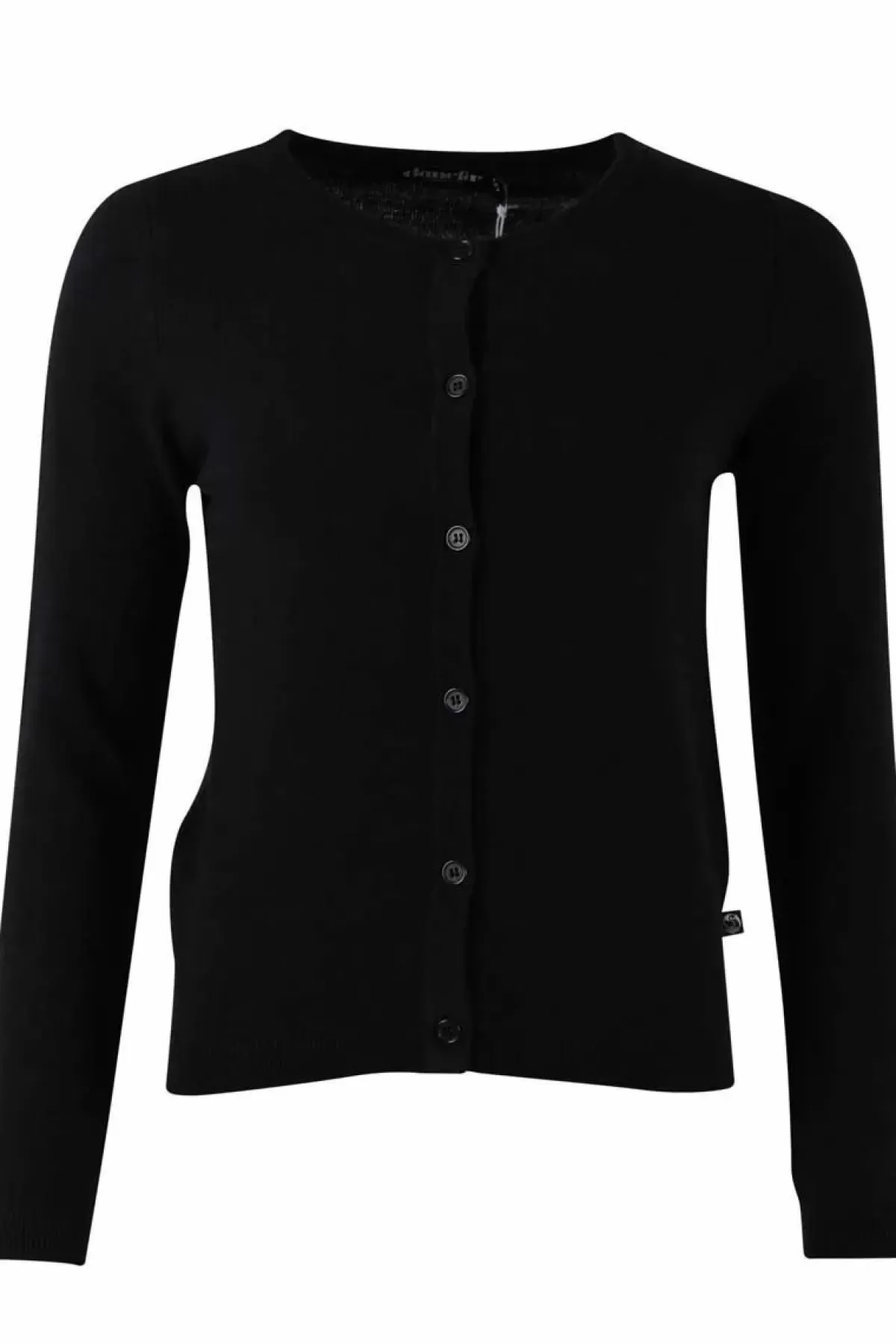Danefæ Cardigan>Ess - Forget Me Not Merino Cardigan Black