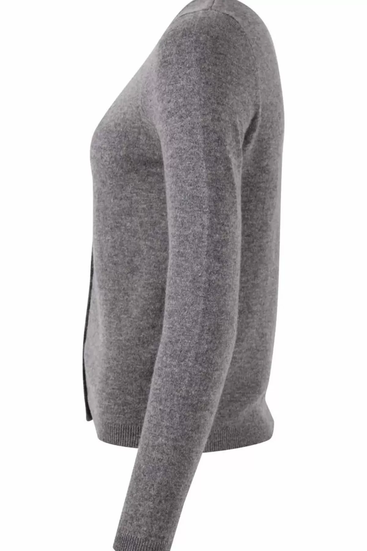 Danefæ Cardigan>Ess - Forget Me Not Merino Cardigan Heather Grey