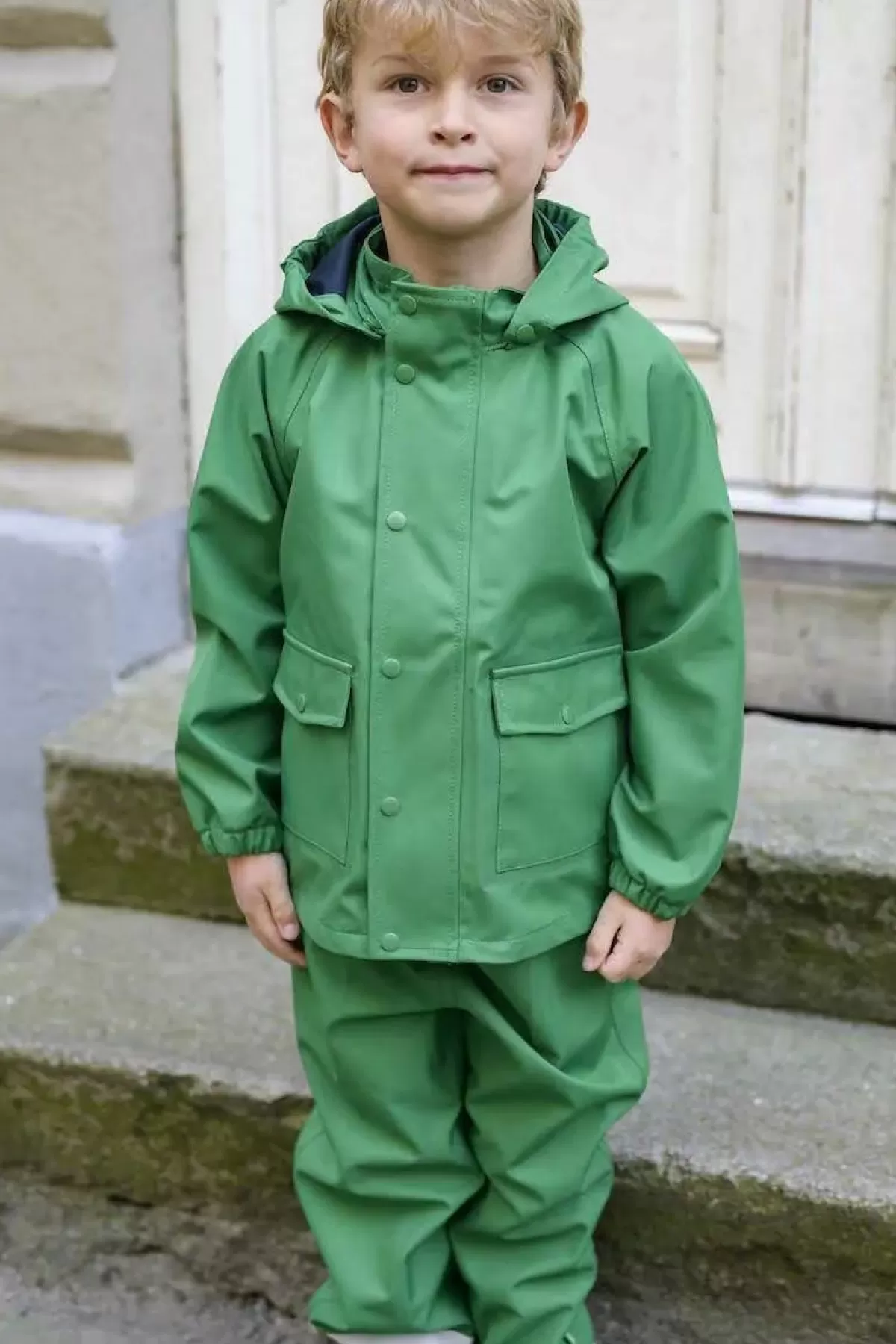 Shop Ess - Lille Sky Rain Set Green Kinder Regenbekleidung