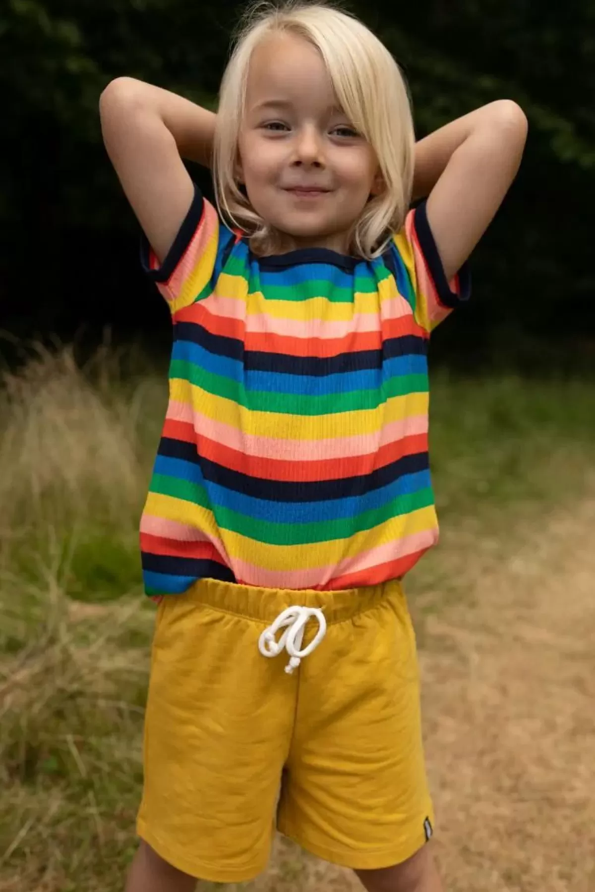 Hot Ess - Merry Shorts Mellow Yellow Kinder Shorts