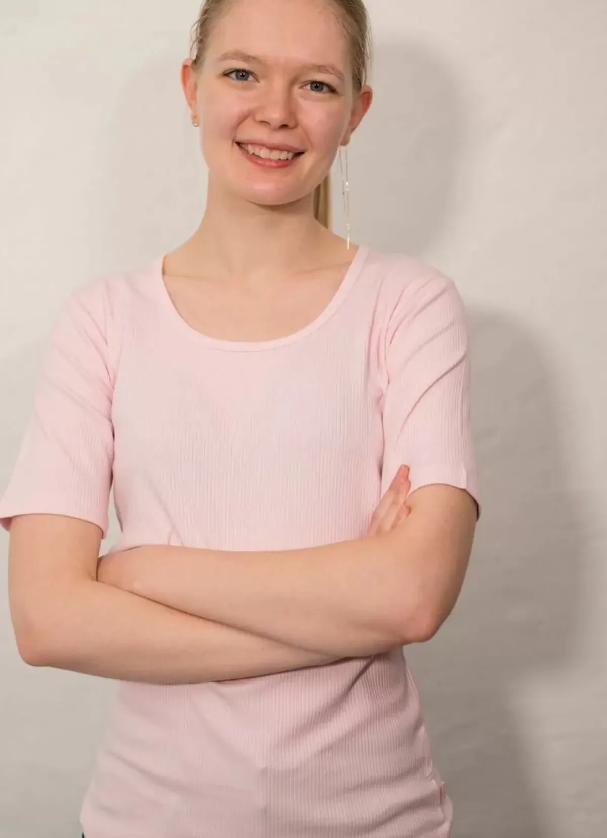 Danefæ T-Shirts>Ess - Organic Danegudhjem Tee Baby Pink