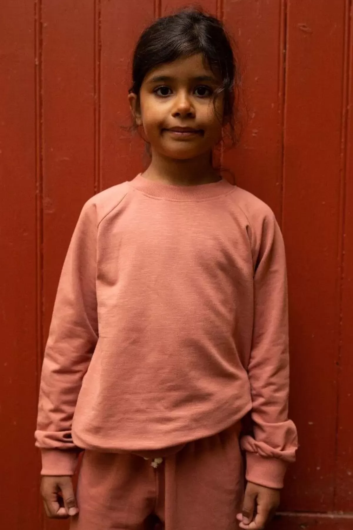 Outlet Ess - Organic Danemineral Sweater Grey Rose Kinder Sweatshirts