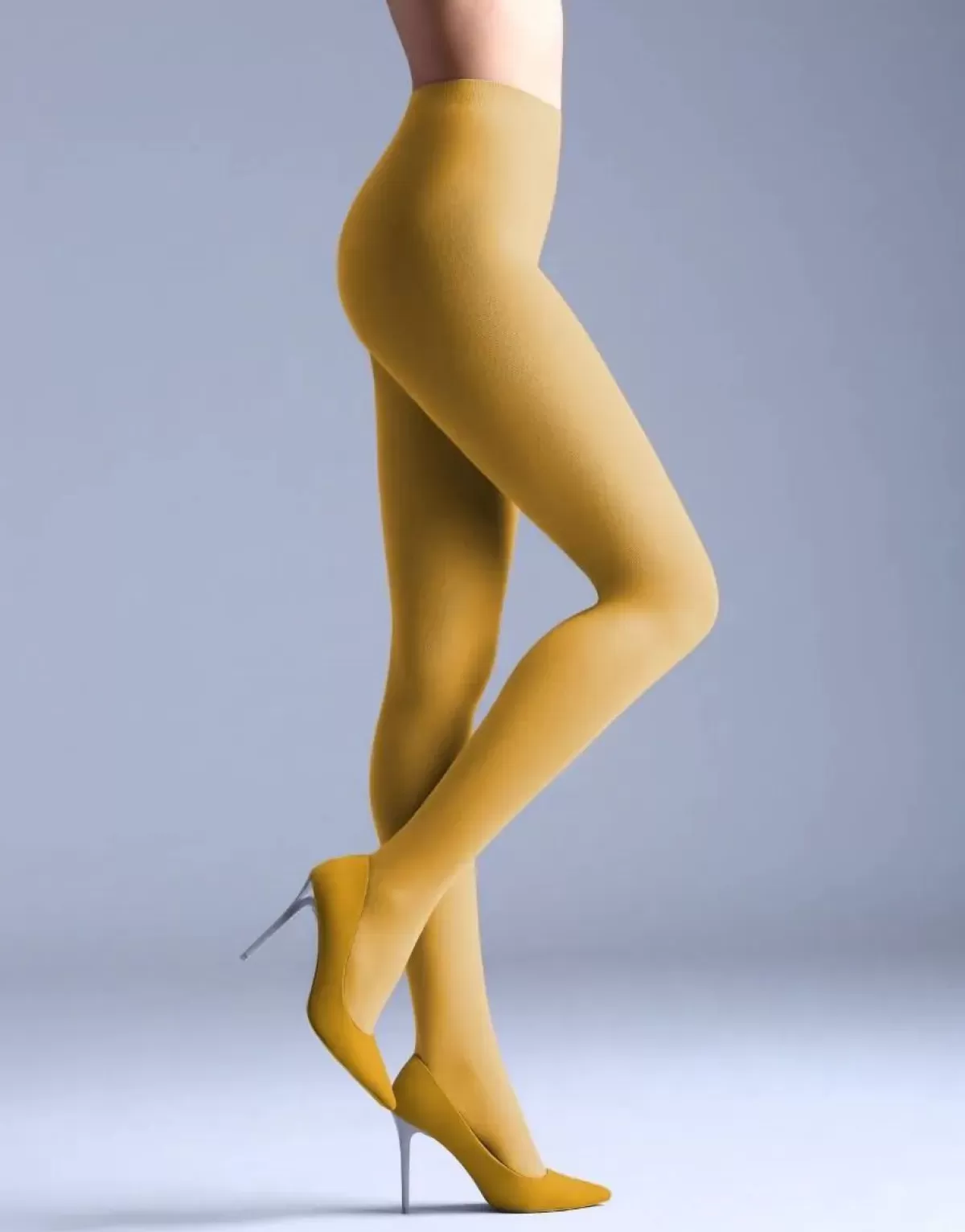 Danefæ Strumpfhosen>Giulia Blues 70 Yellow Moon
