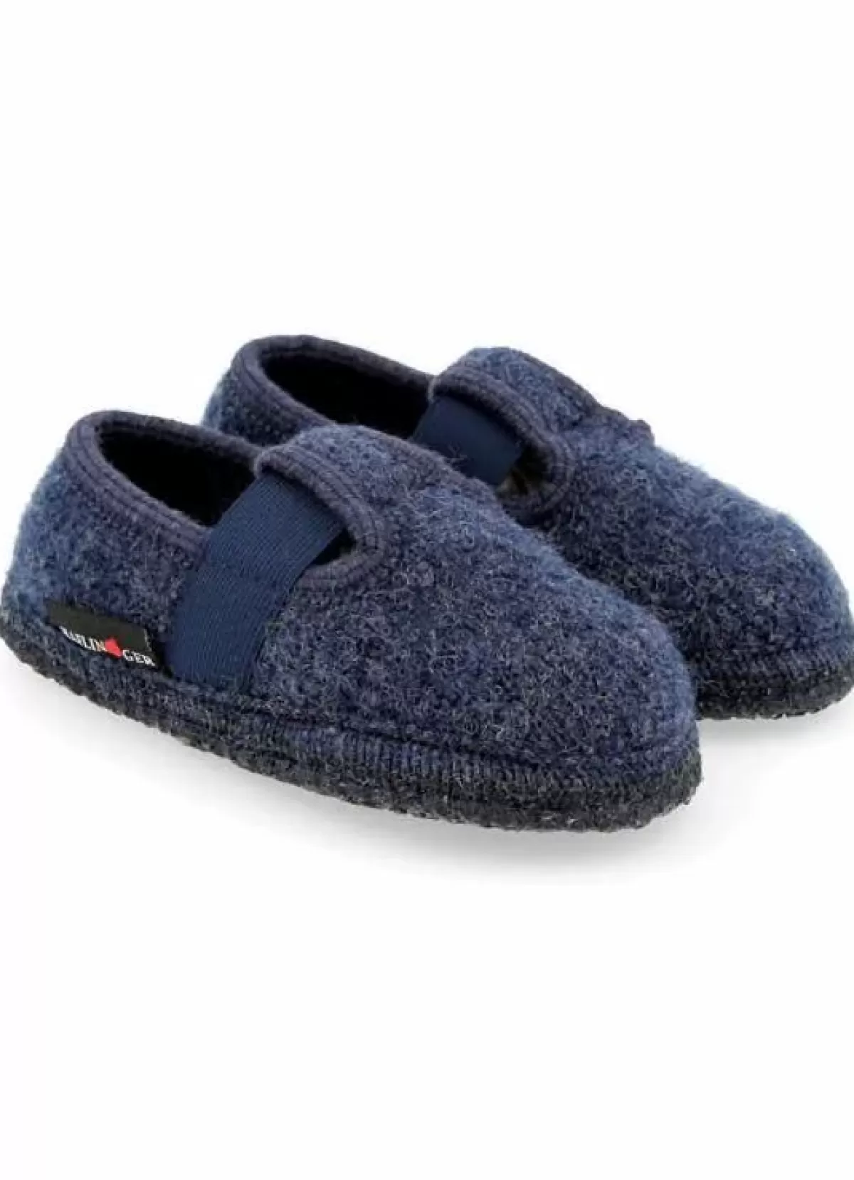 Store Haflinger Joschi Hjemmesko Jeans Kinder Hausschuhe