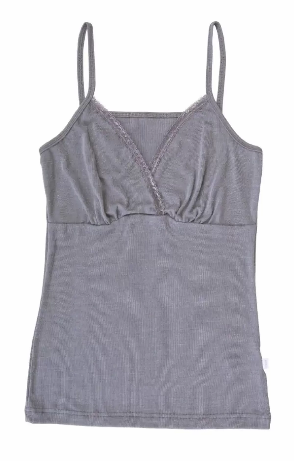 Danefæ Tops>Joha Chemise Victoria Wool/Silk Grey
