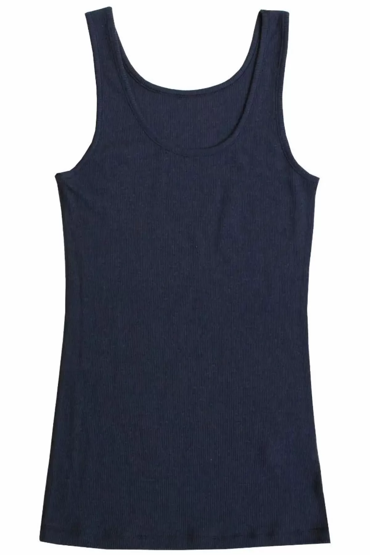 Danefæ Tops>Joha Undershirt Emma Wool Dress Blue