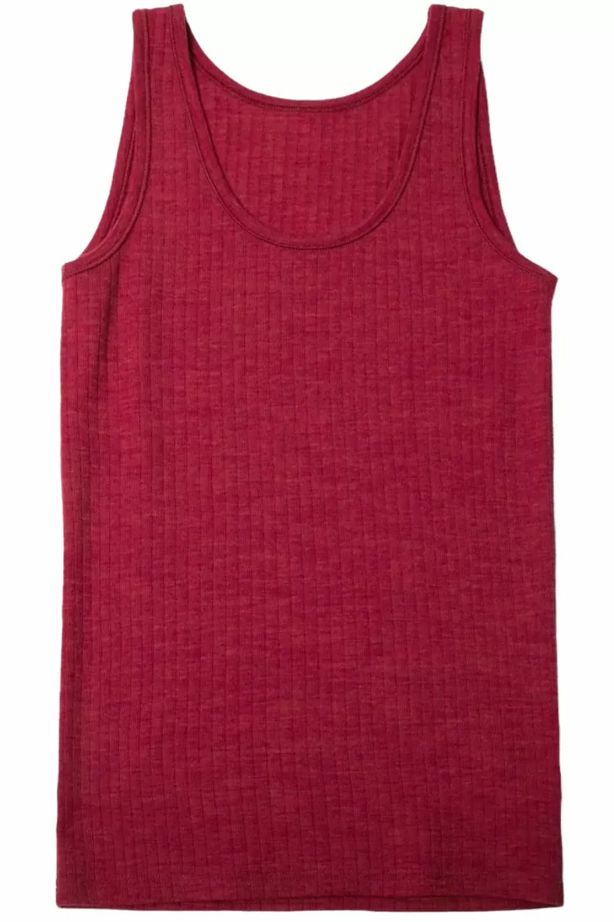 Danefæ Tops>Joha Wool Undershirt Fuchsia Melange