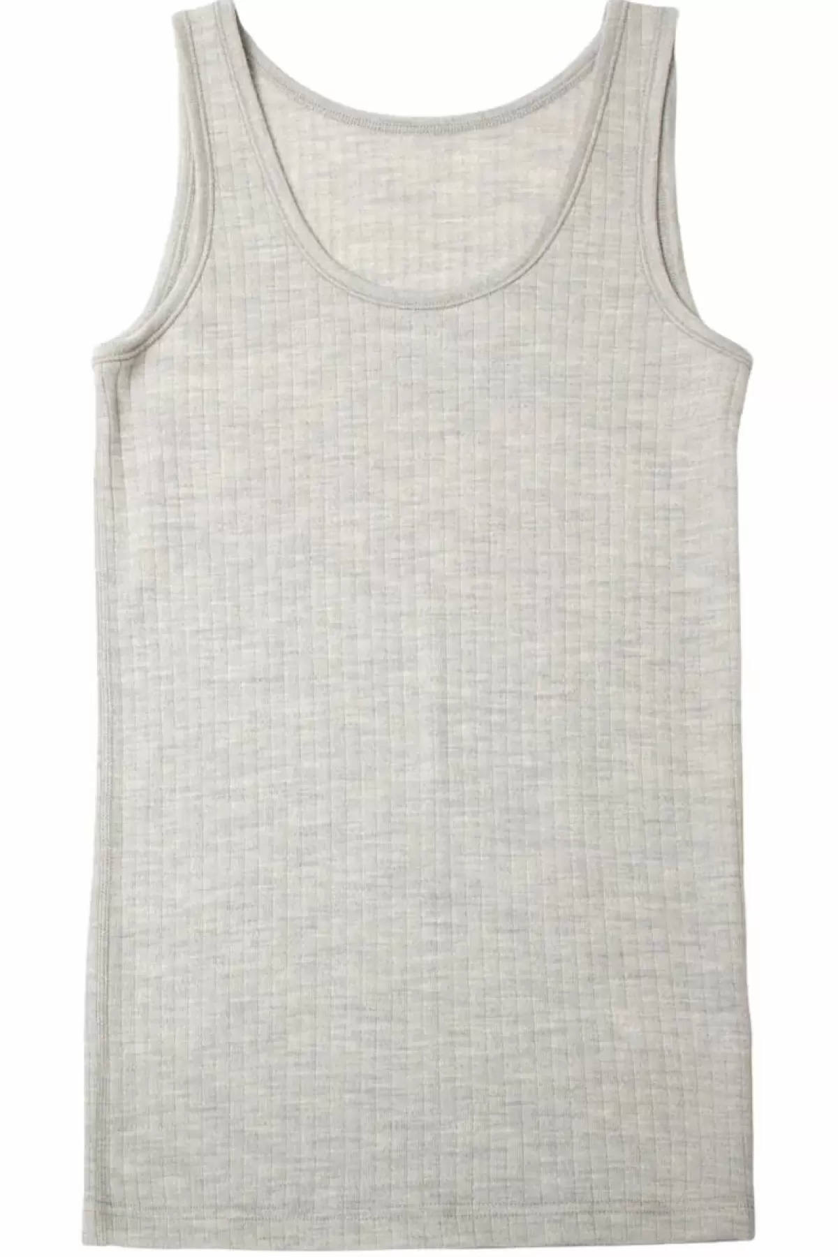 Danefæ Tops>Joha Wool Undershirt Silver Melange