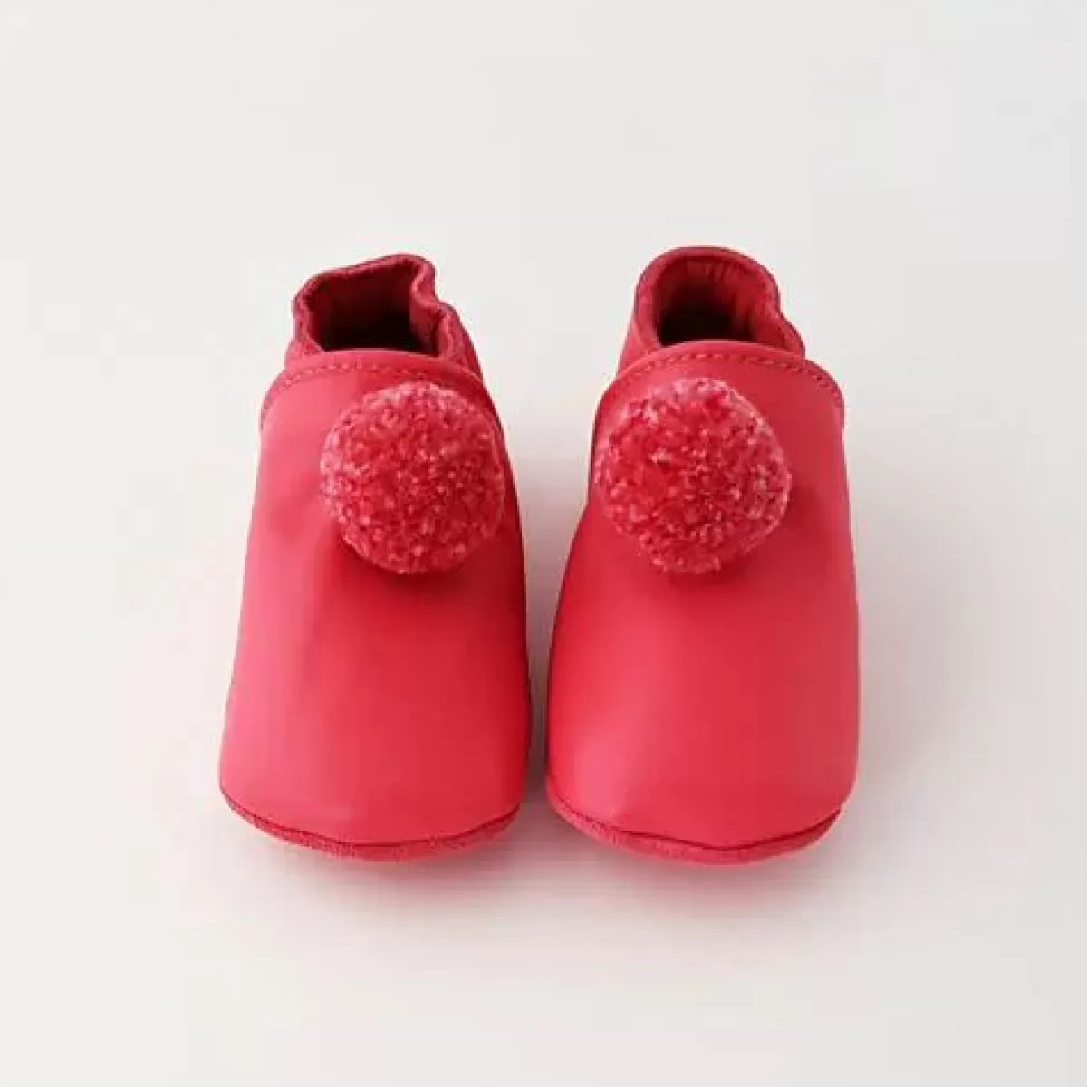 Outlet Lait Et Miel Hjemmesko Fuchsia Pompom Baby Schuhe Und Stiefel