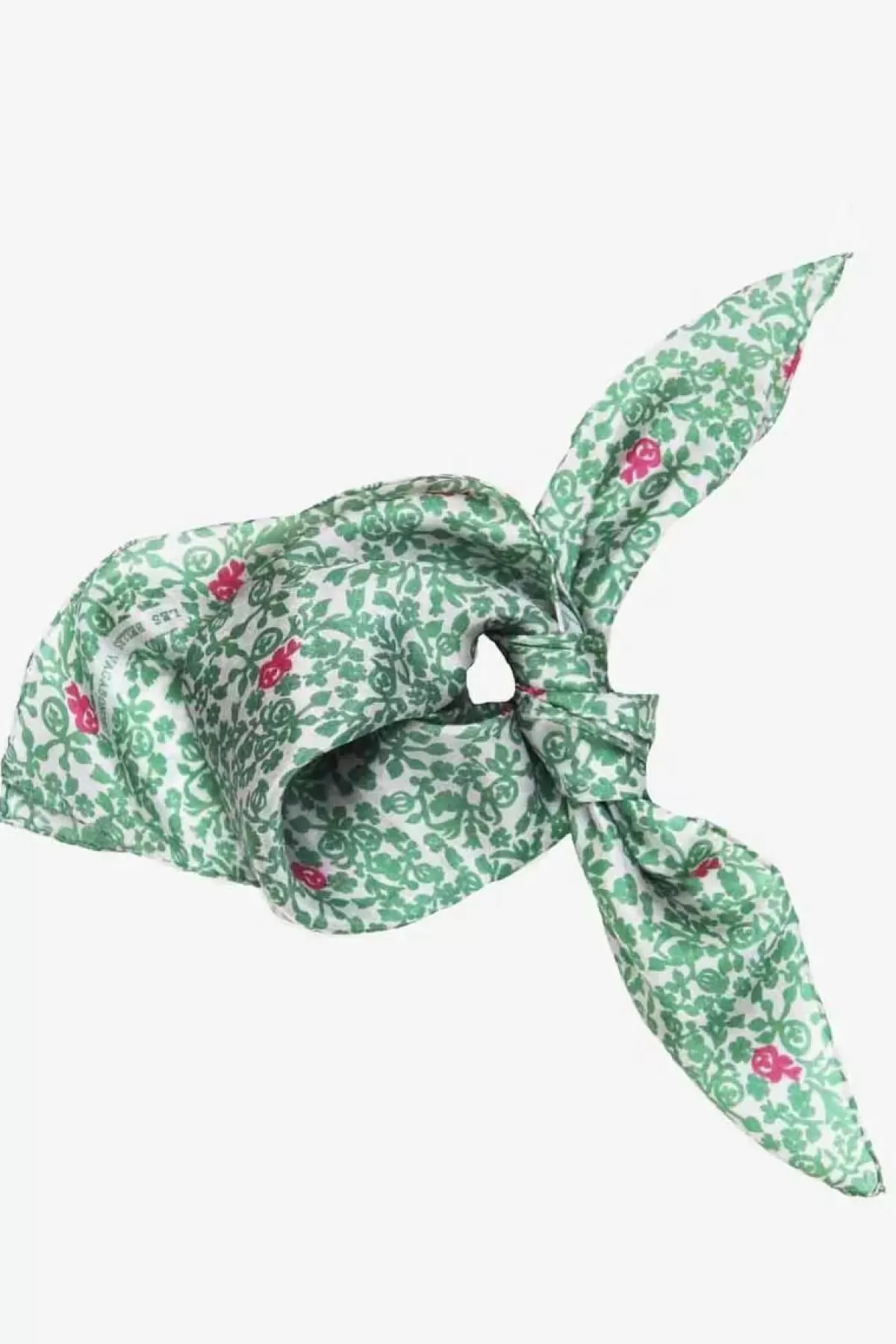 Danefæ Schals>Les Belles Vagabondes Mini Silk Scarf Lobelia Khaki