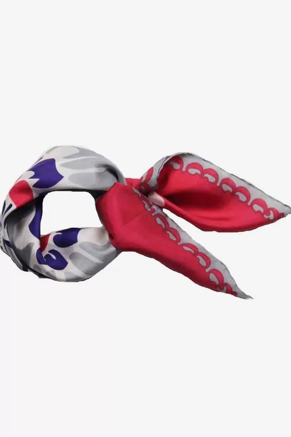 Danefæ Schals>Les Belles Vagabondes Mini Silk Scarf Mogador Pink