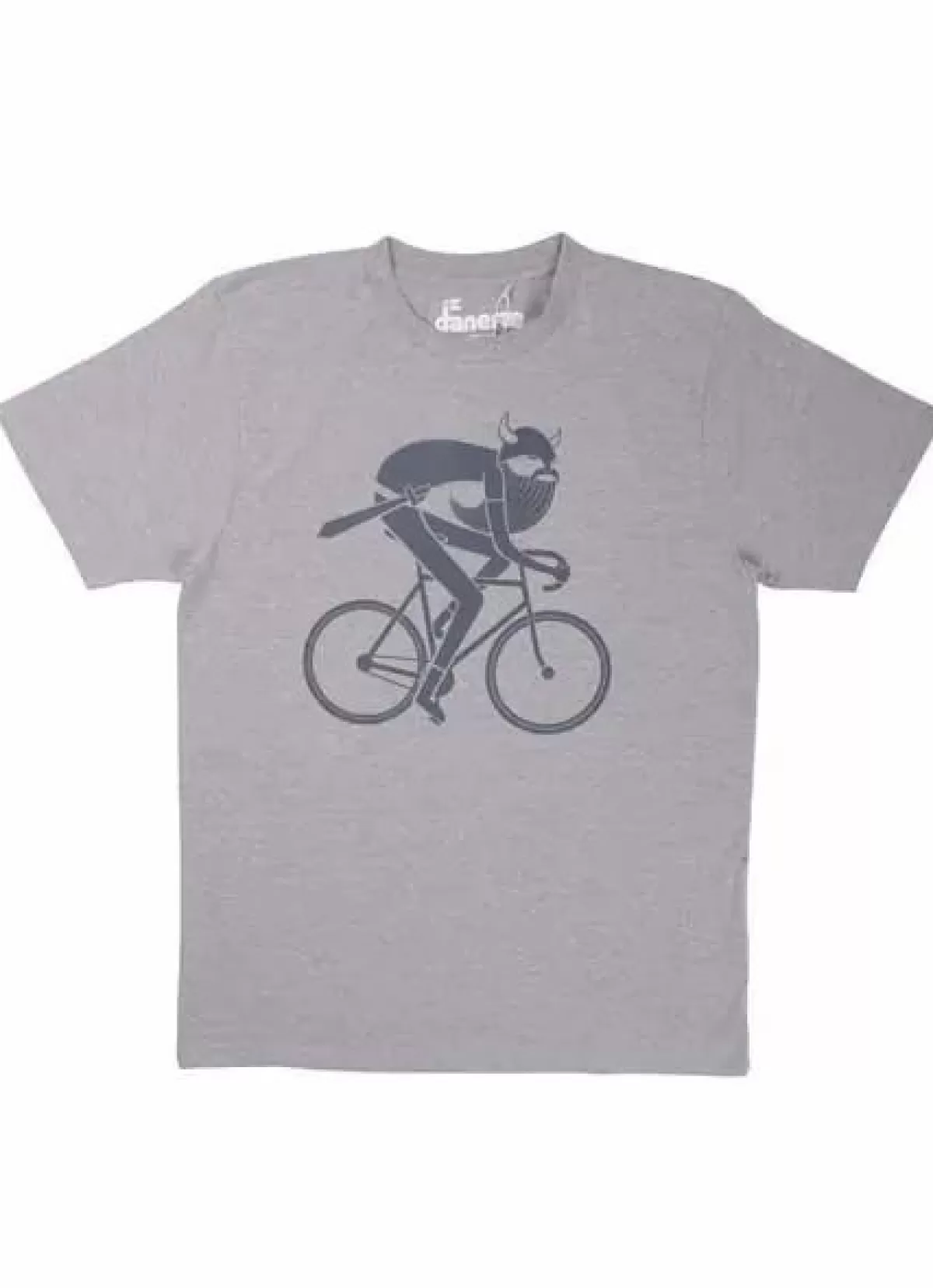 Danefæ T-Shirts>Mande Tee Heather Grey Bikingviking