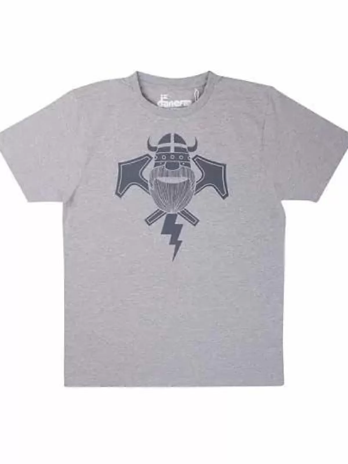 Danefæ T-Shirts>Mande Tee Heather Grey Thorbolt